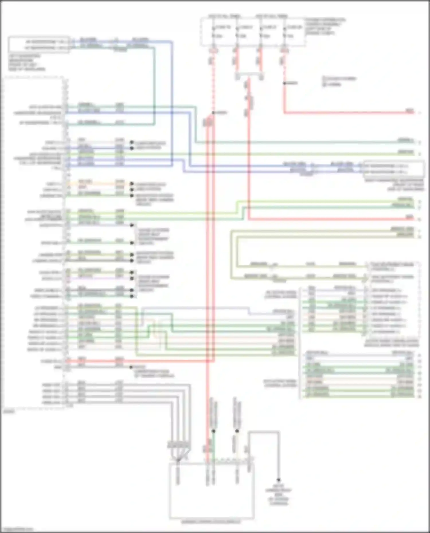 Voyager Chrysler VI (2019-2024): Radio circuit, premium 1 w/ rfv (1 of 4)