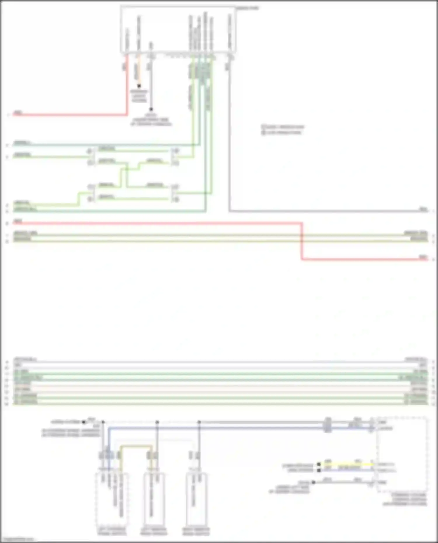 Voyager Chrysler VI (2019-2024): Radio circuit, premium 1 w/ rfv (2 of 4)