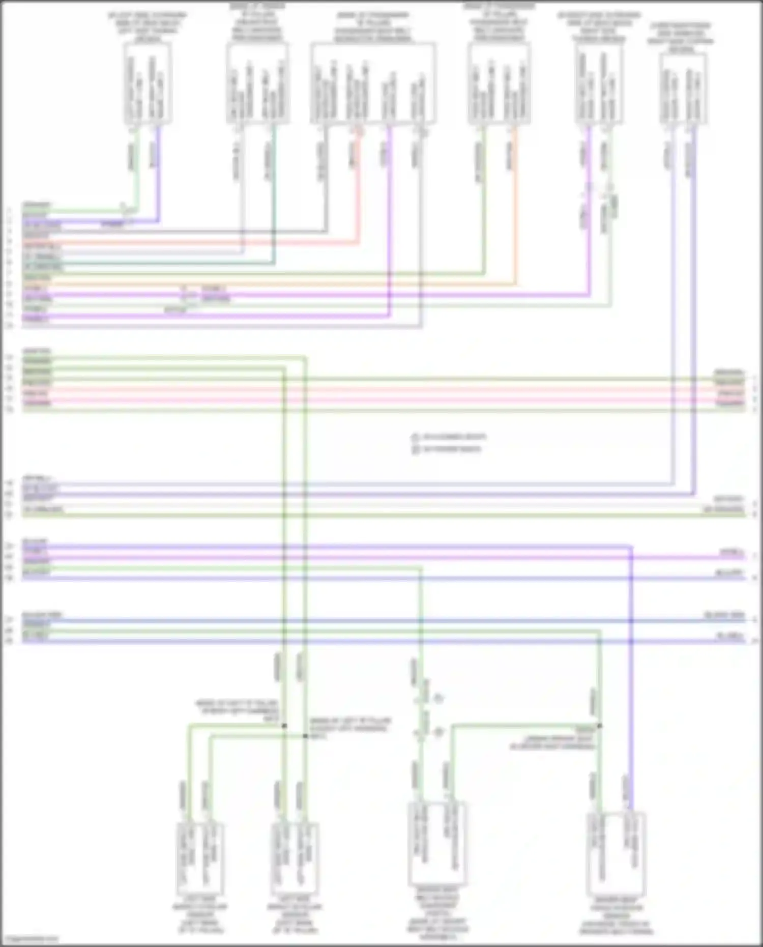 Voyager Chrysler VI (2019-2024): Supplemental restraints circuit (2 of 4)