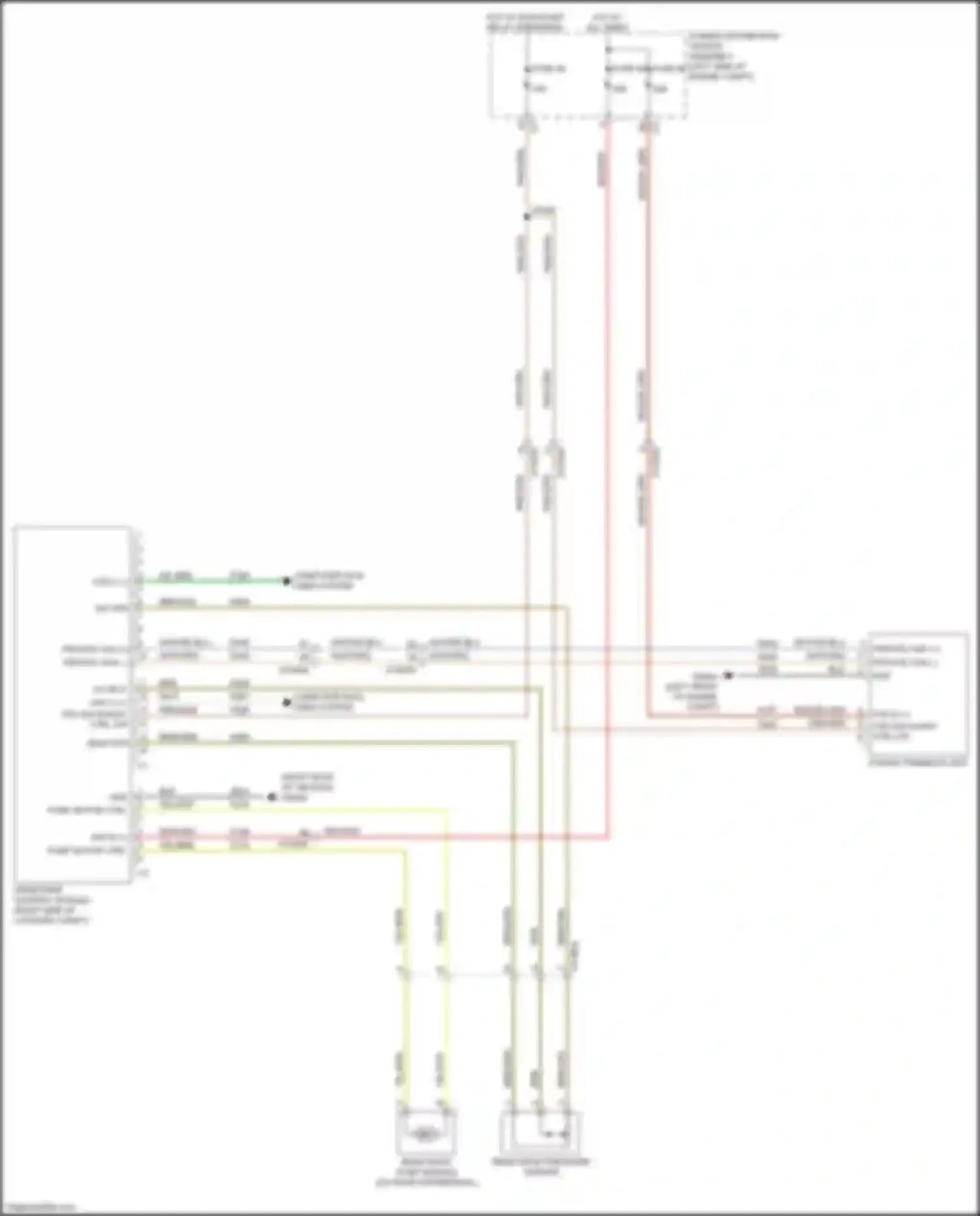 Voyager Chrysler VI (2019-2024): Transfer case circuit