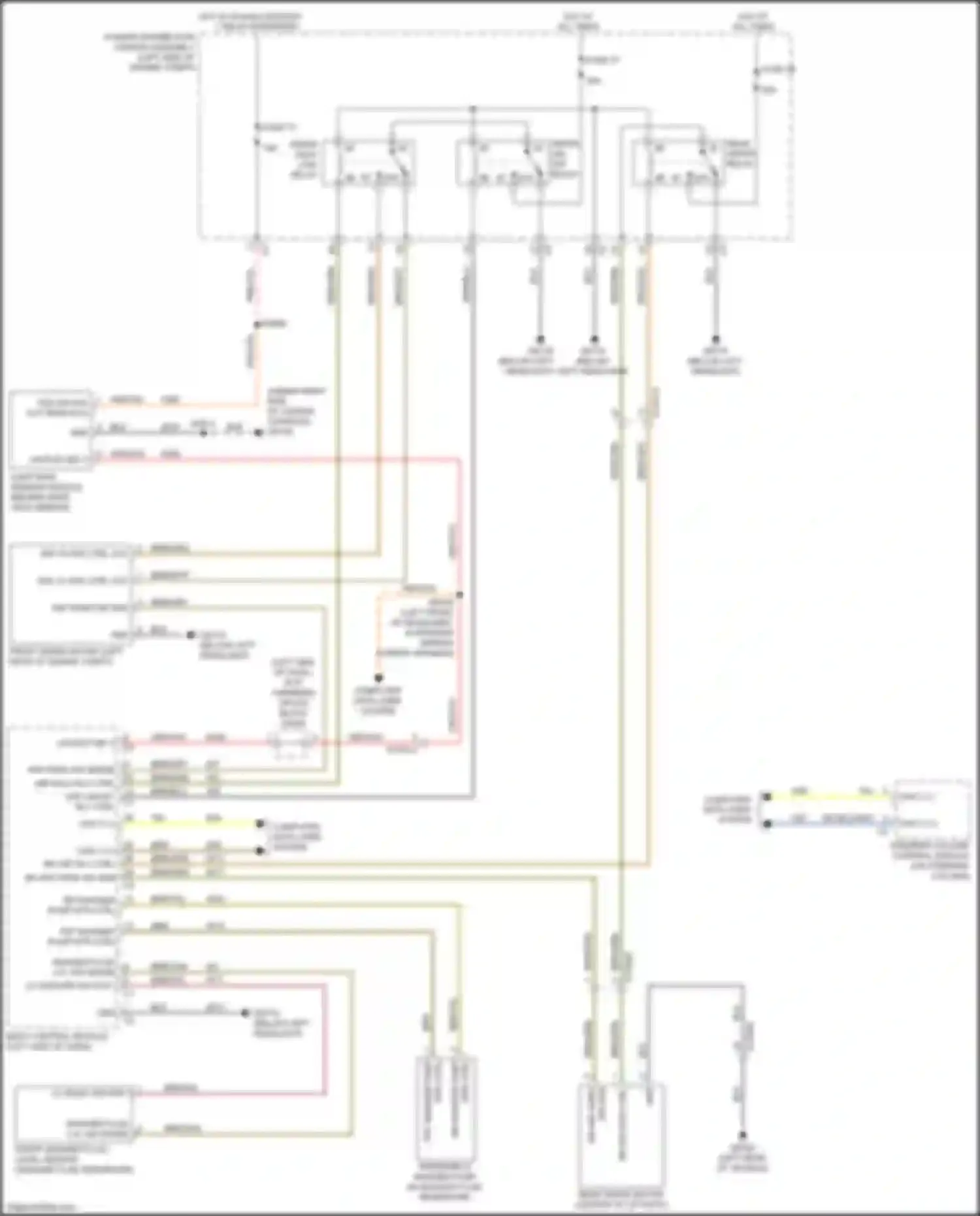 Voyager Chrysler VI (2019-2024): Wiper/washer circuit