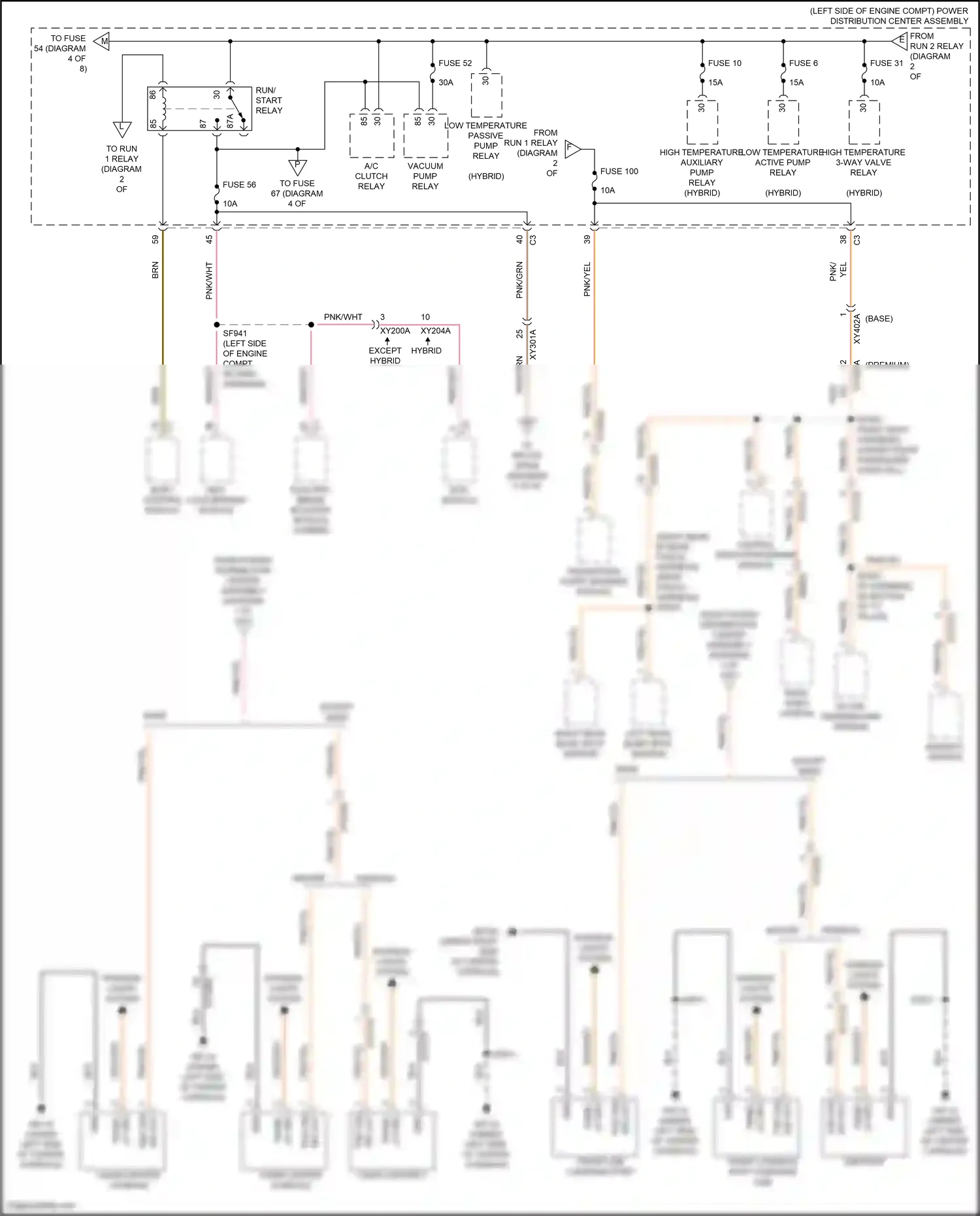 Wiring diagram central vision processing module for Chrysler Voyager VI (2019-2024) (7 of 10)
