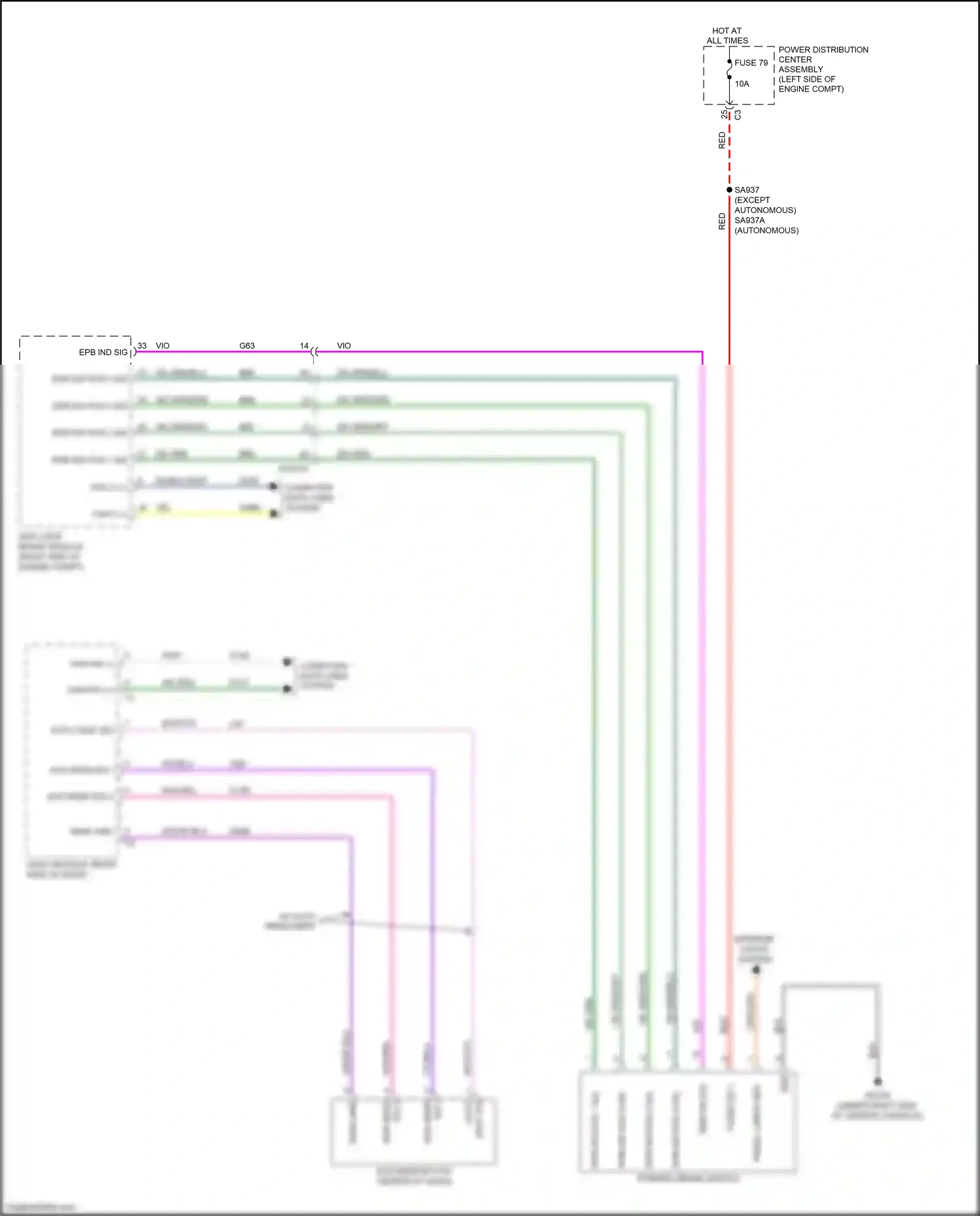 Wiring diagram computer data lines system for Chrysler Voyager VI (2019-2024) (43 of 103)