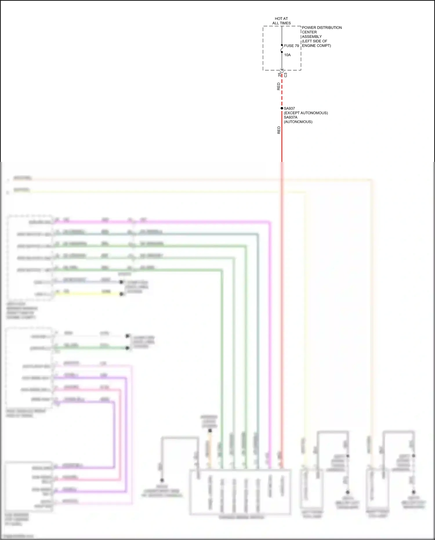 Wiring diagram computer data lines system for Chrysler Voyager VI (2019-2024) (45 of 103)