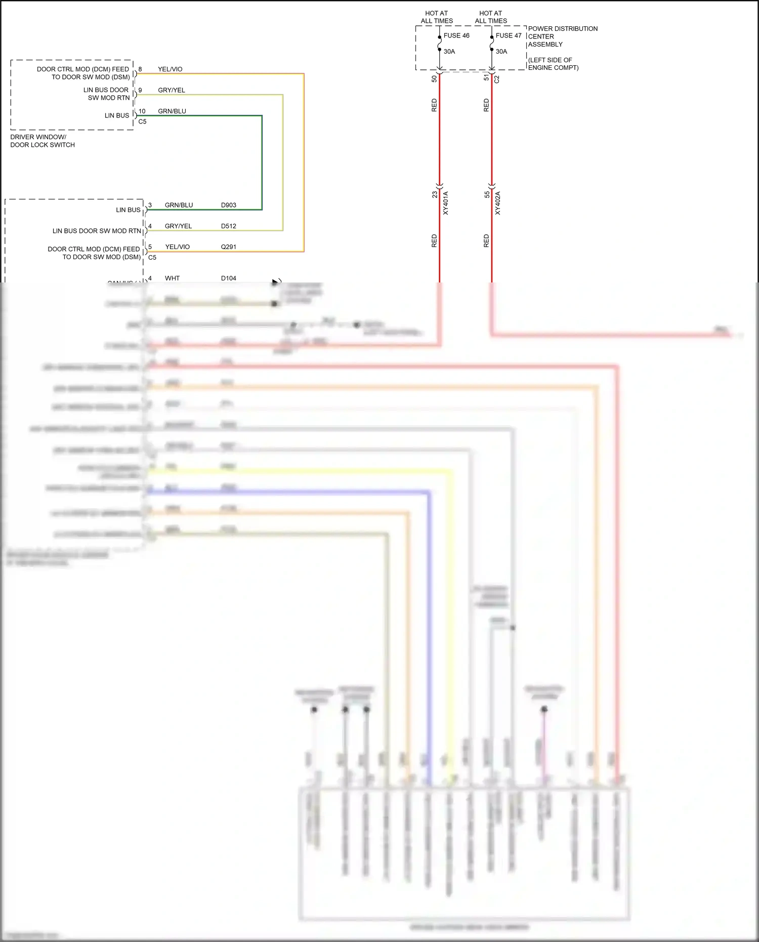 Wiring diagram computer data lines system for Chrysler Voyager VI (2019-2024) (98 of 103)