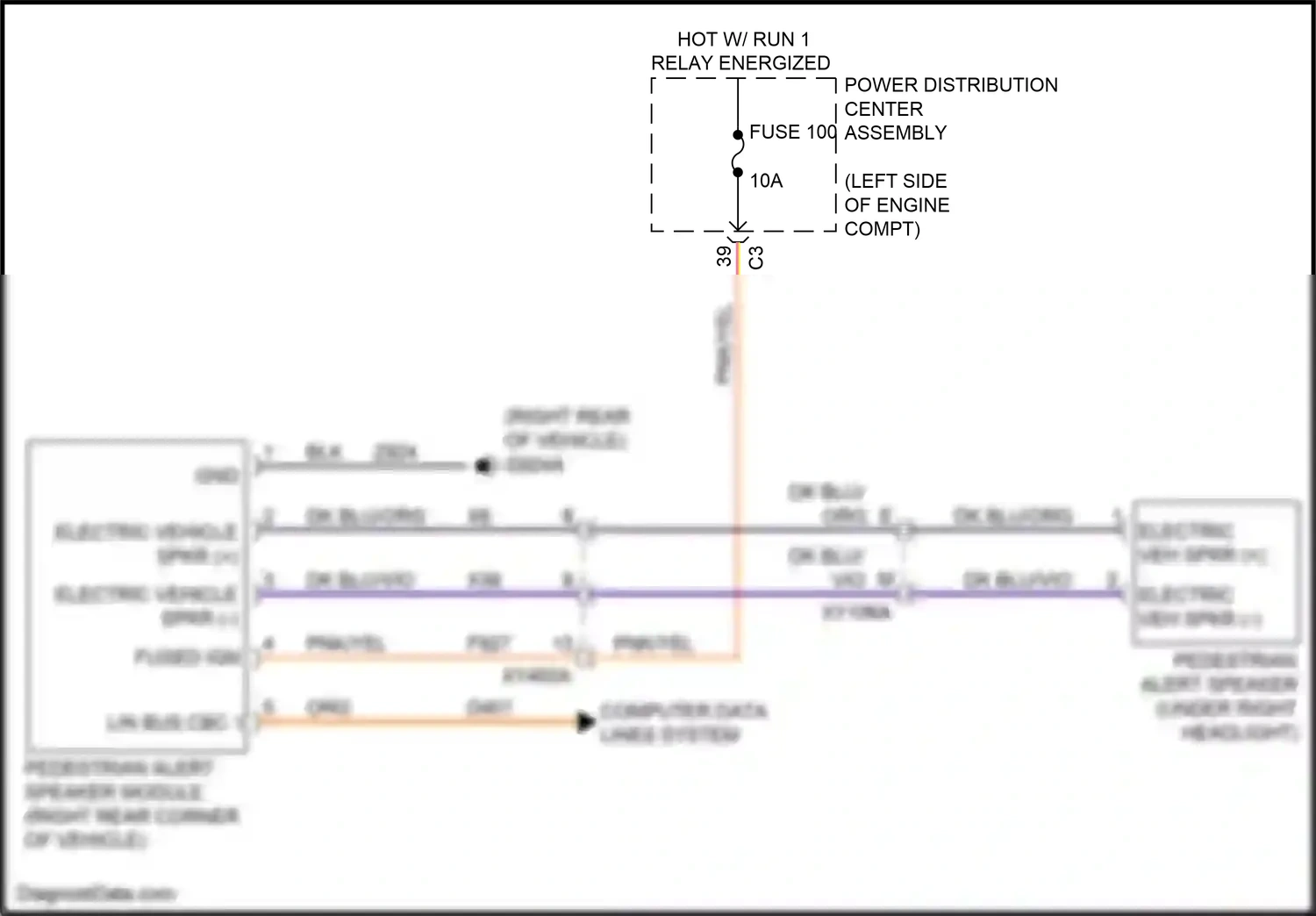 Wiring diagram computer data lines system for Chrysler Voyager VI (2019-2024) (91 of 103)