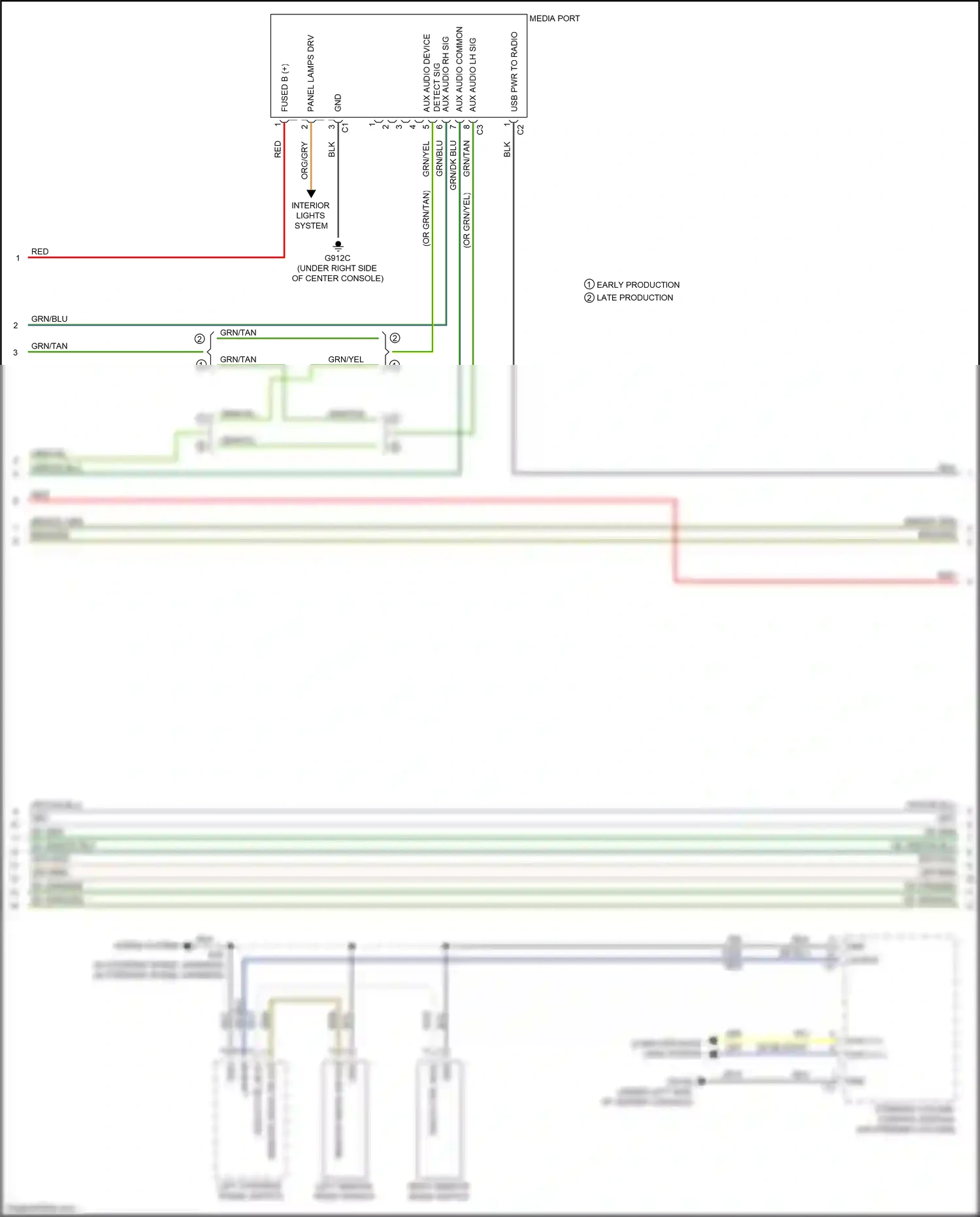 Wiring diagram computer data lines system for Chrysler Voyager VI (2019-2024) (17 of 103)
