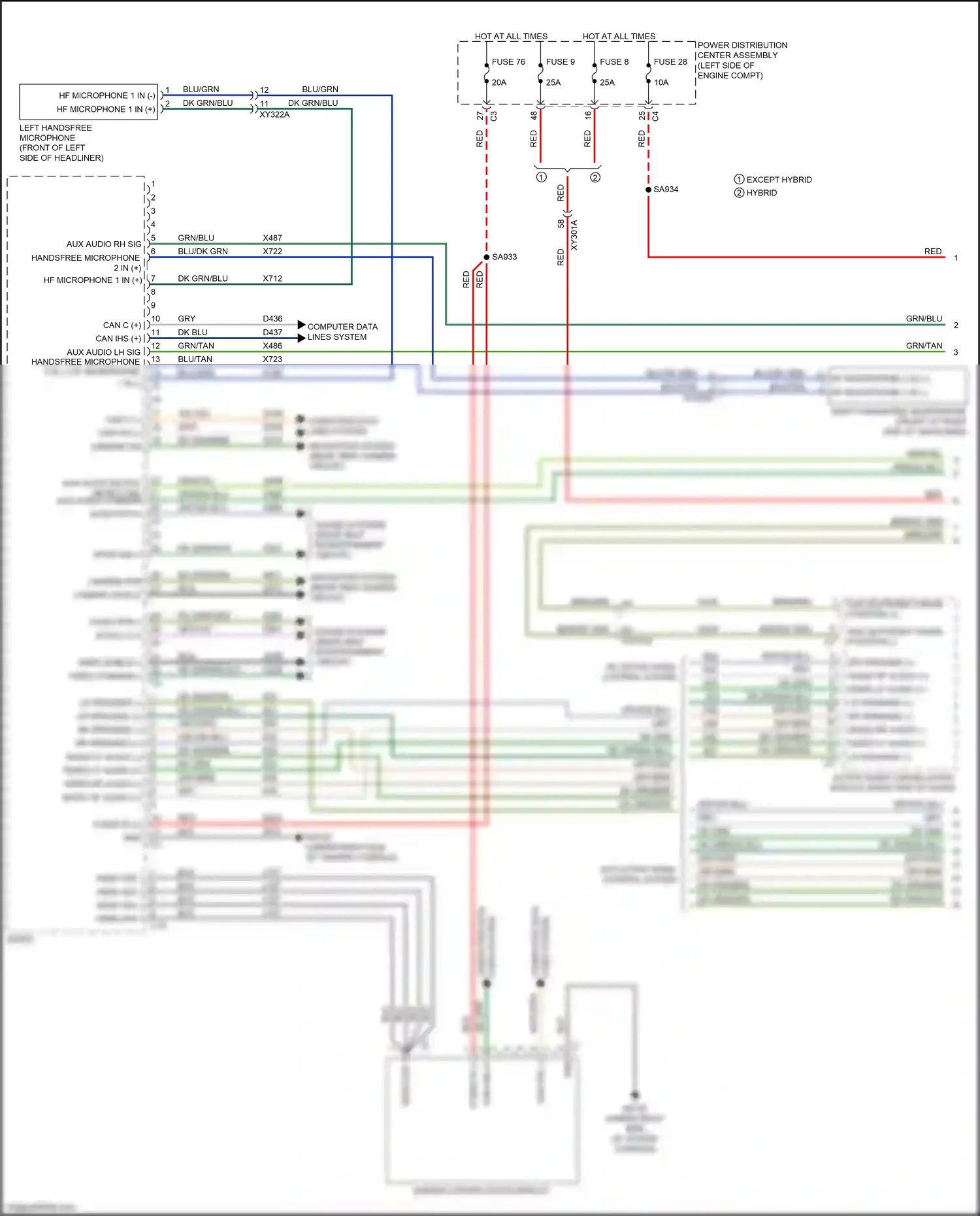 Wiring diagram computer data for Chrysler Voyager VI (2019-2024) (2 of 2)