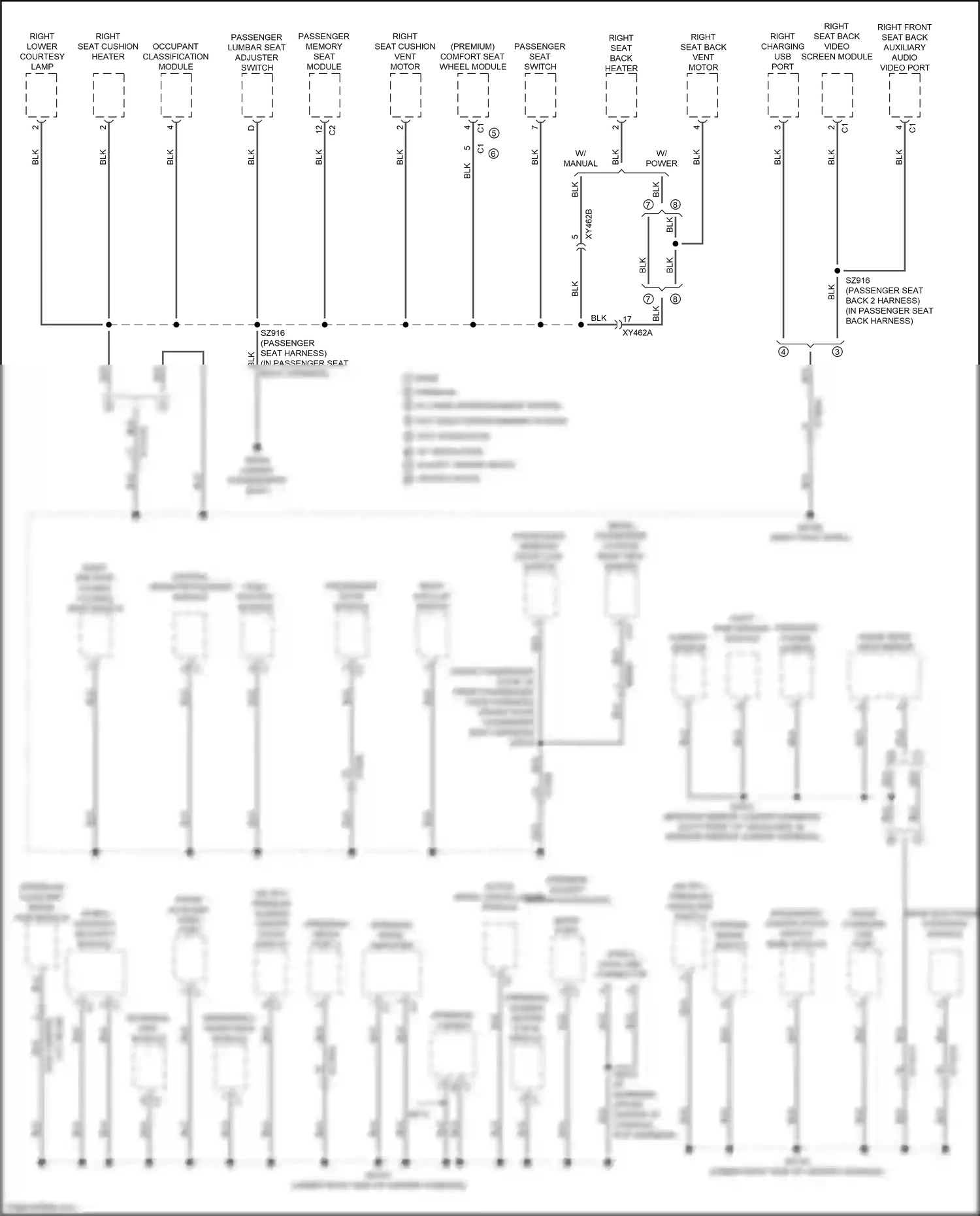 Wiring diagram forward facing camera for Chrysler Voyager VI (2019-2024) (2 of 3)
