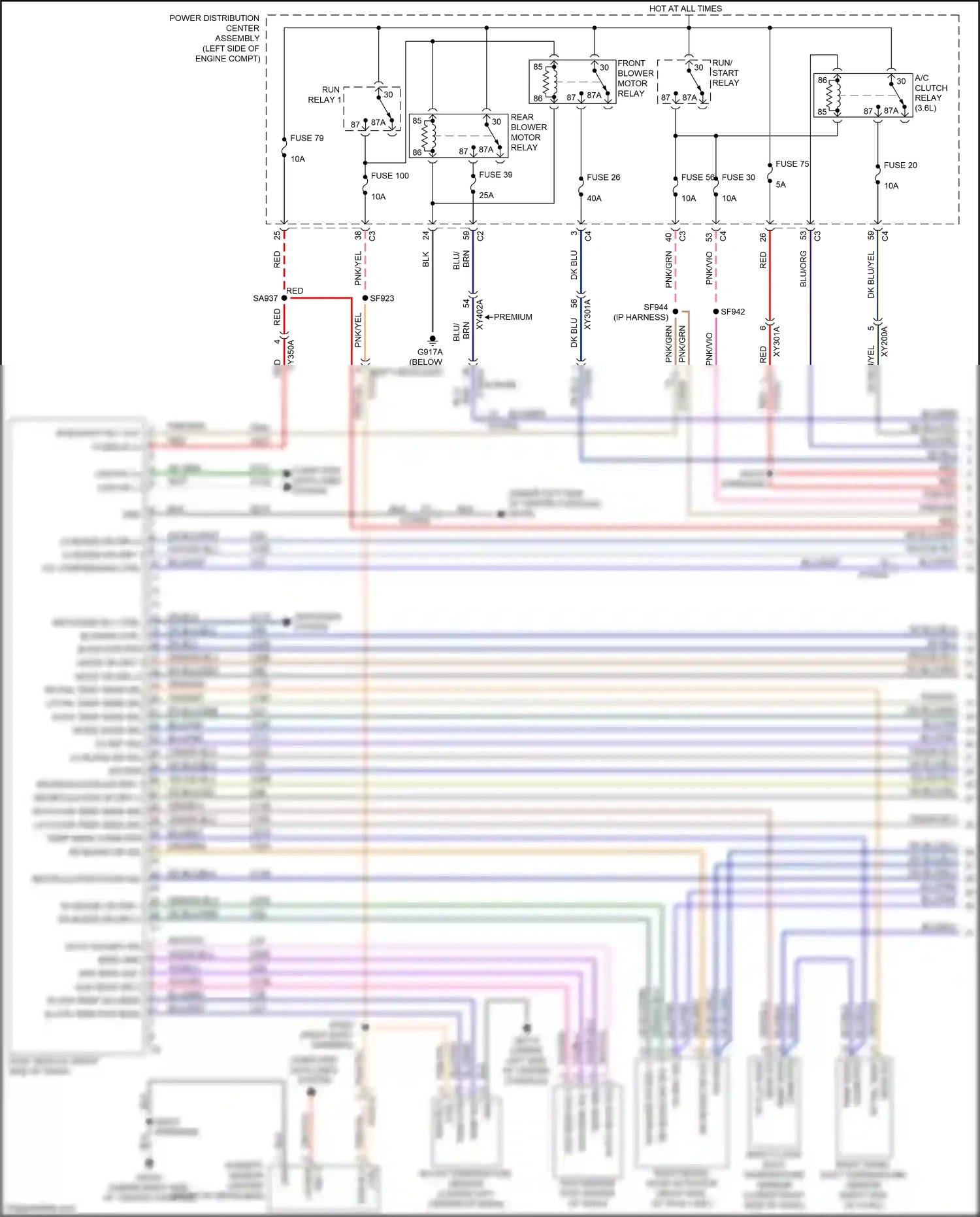 Wiring diagram humidity sensor for Chrysler Voyager VI (2019-2024) (1 of 4)