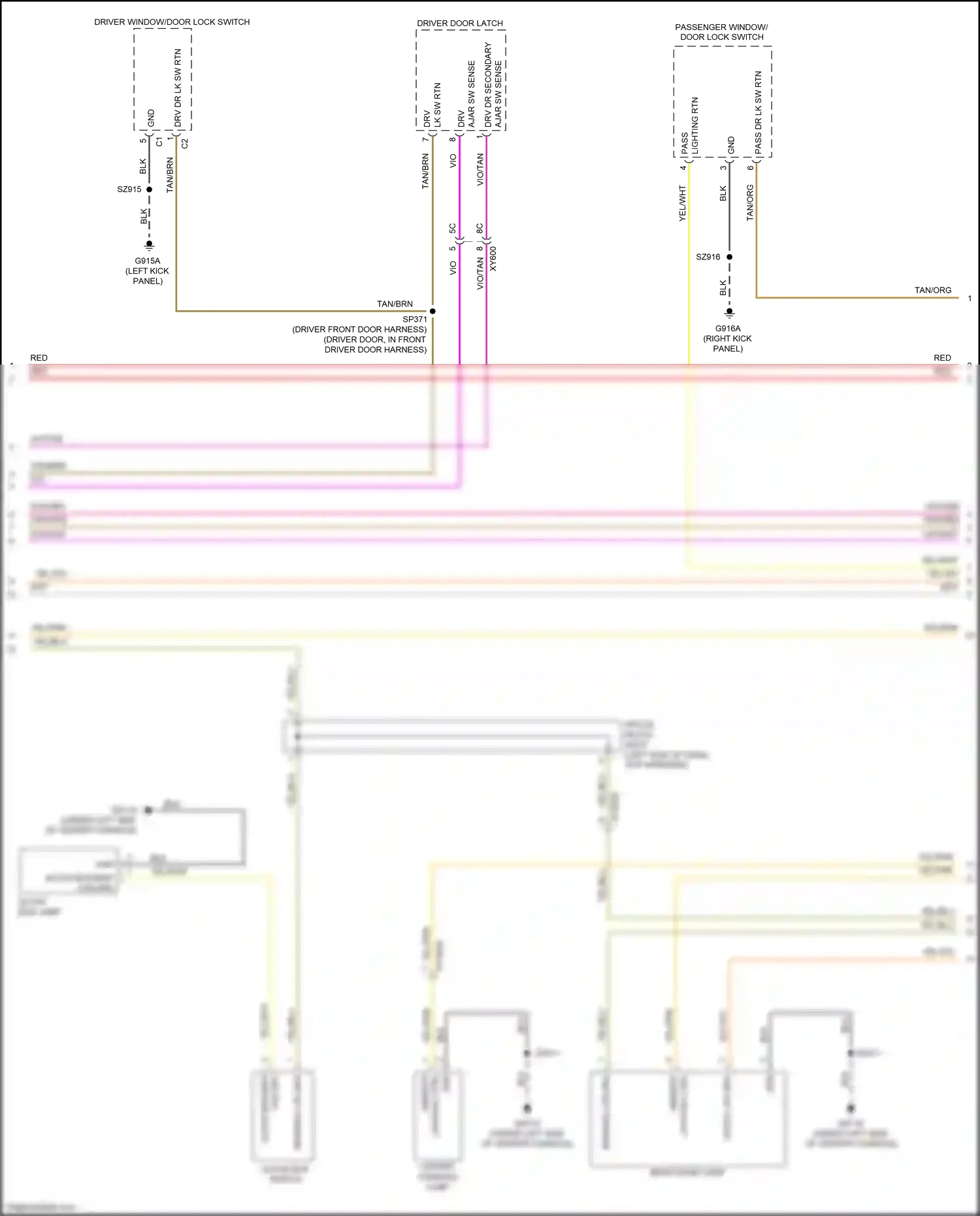 Wiring diagram lighting ctrl for Chrysler Voyager VI (2019-2024) (1 of 2)