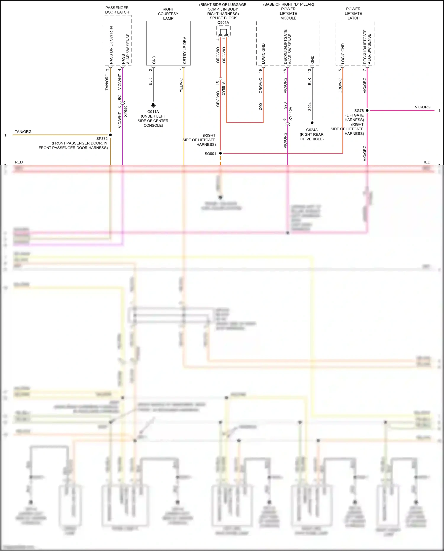 Wiring diagram lighting ctrl for Chrysler Voyager VI (2019-2024) (2 of 2)
