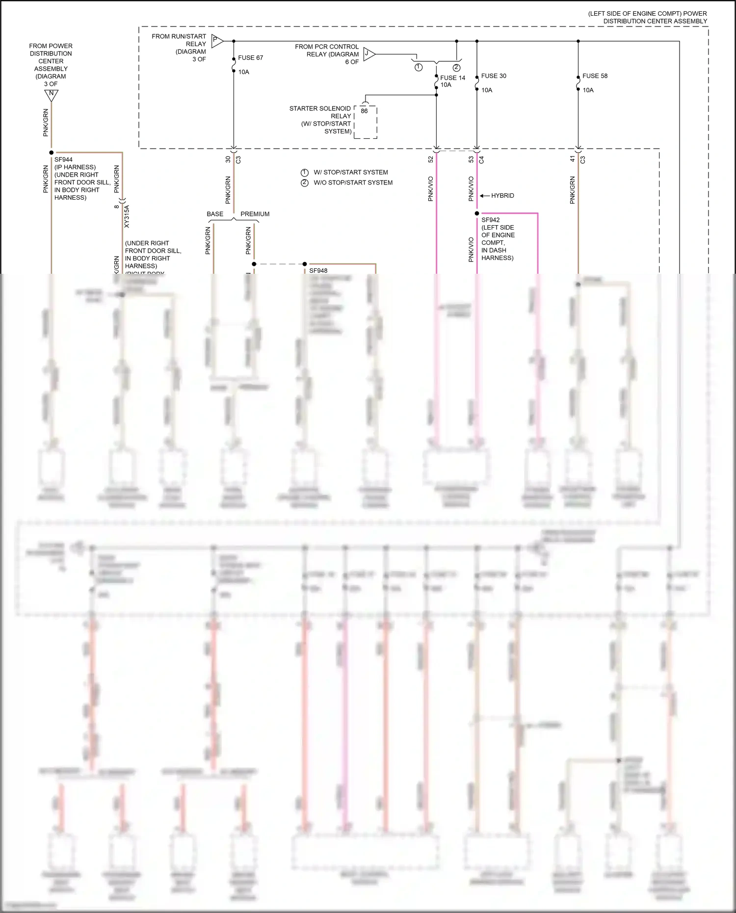 Wiring diagram occupant restraint controller module for Chrysler Voyager VI (2019-2024) (4 of 7)