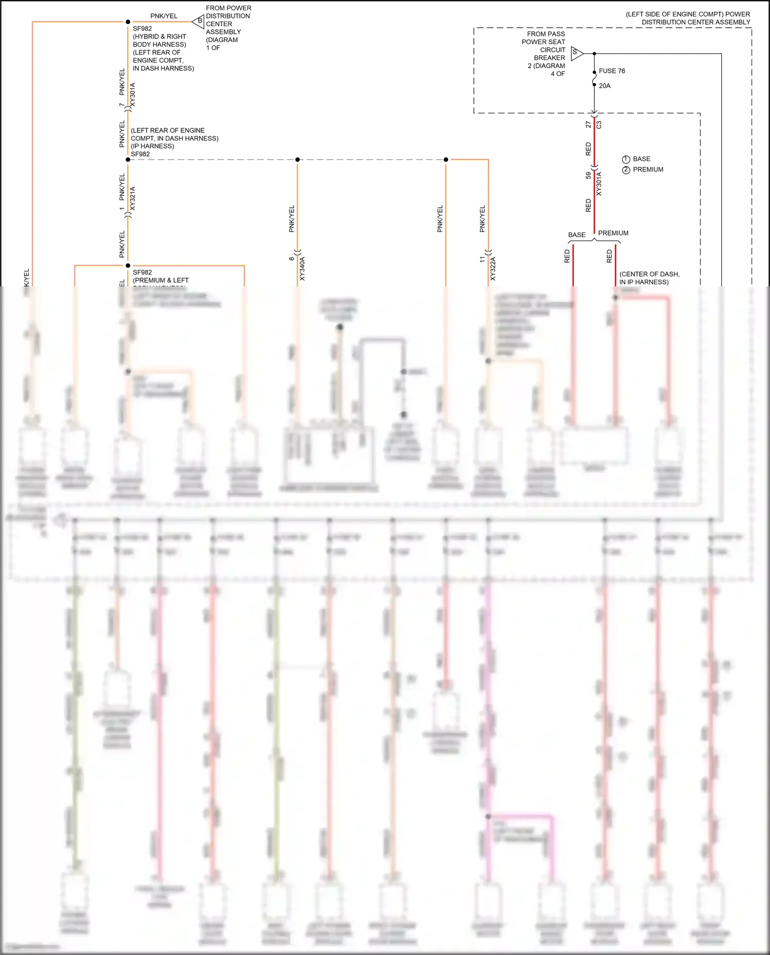 Wiring diagram powertrain control module for Chrysler Voyager VI (2019-2024) (15 of 24)
