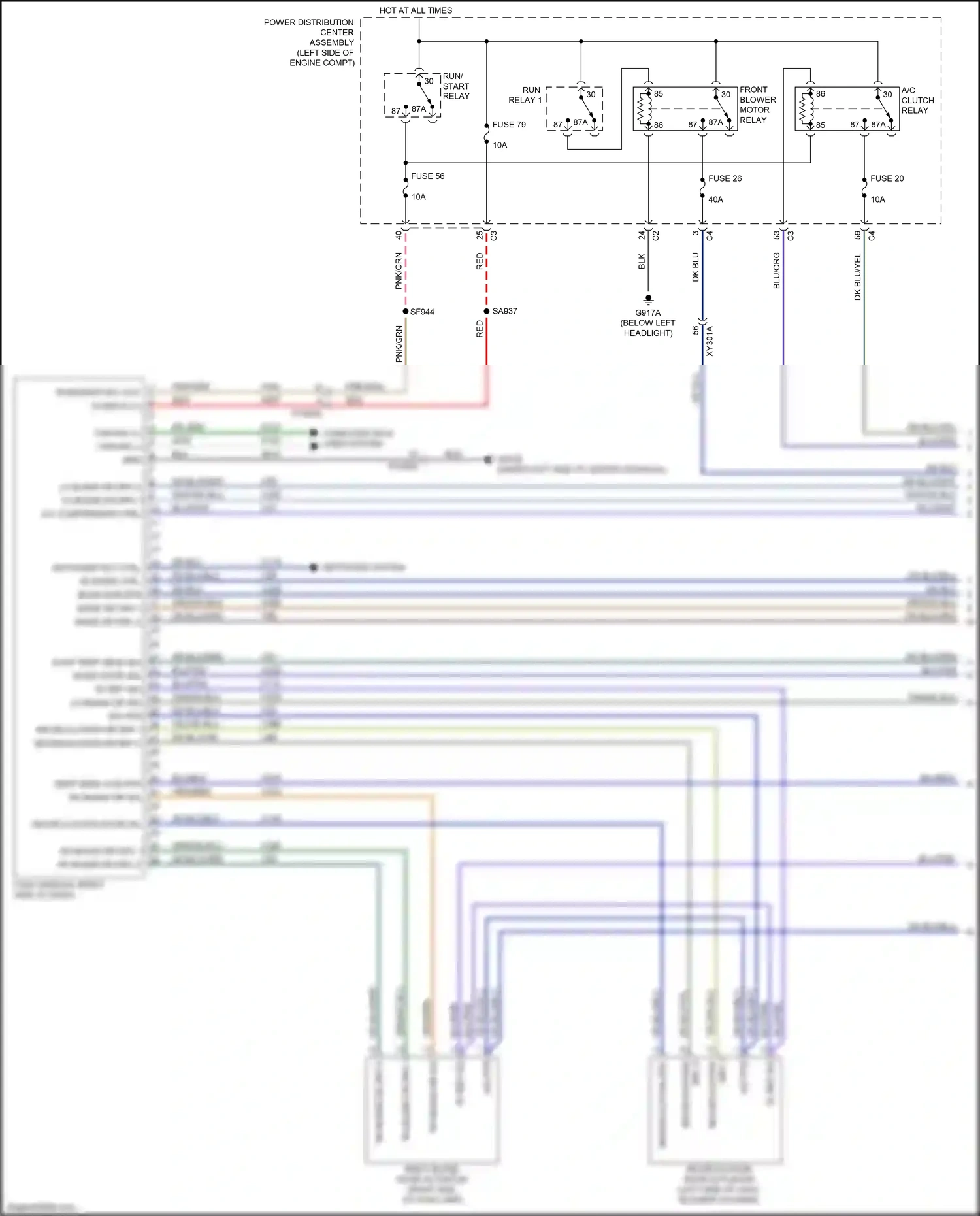 Wiring diagram recirculation dr for Chrysler Voyager VI (2019-2024) (1 of 1)
