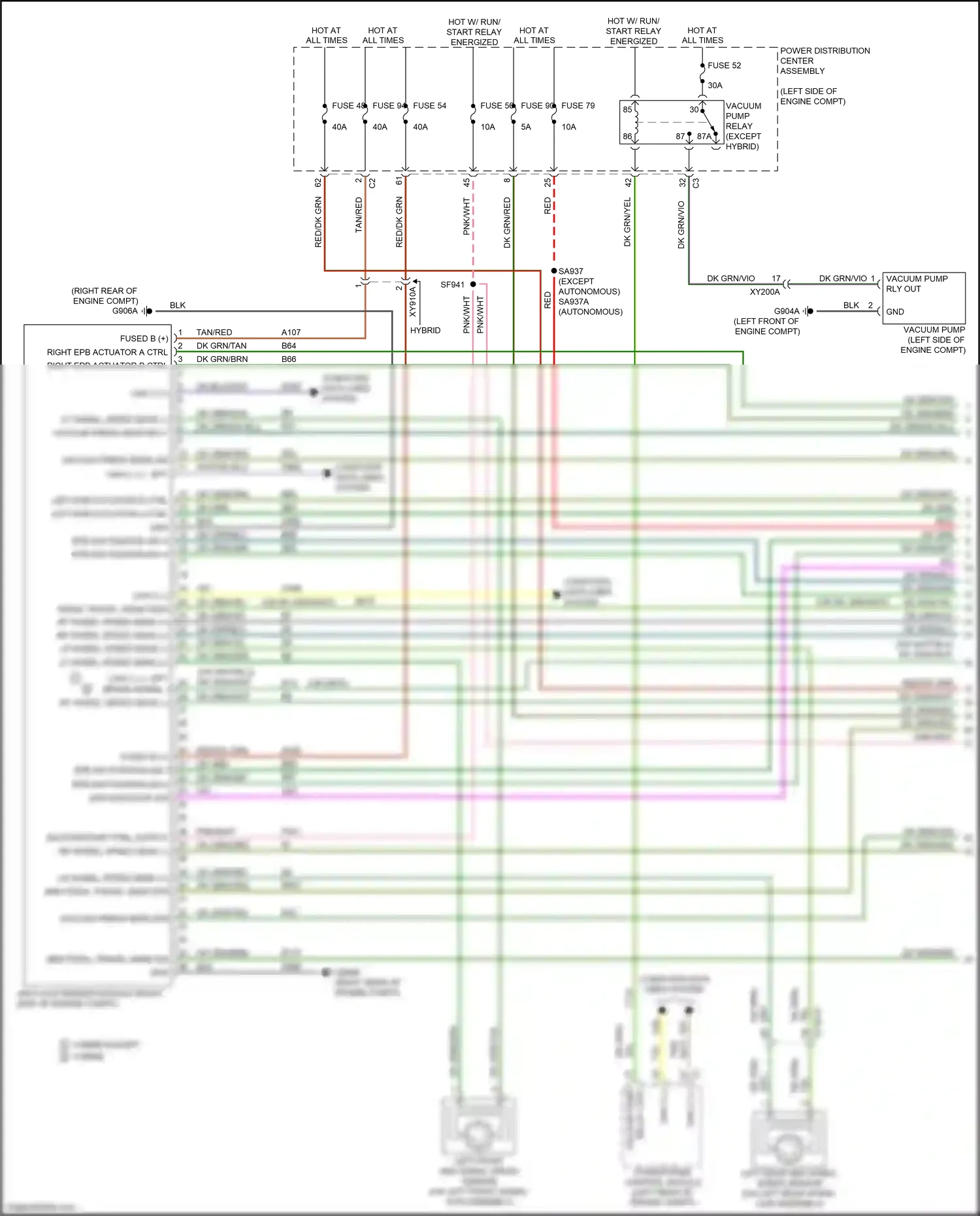 Wiring diagram relay ctrl for Chrysler Voyager VI (2019-2024) (1 of 2)