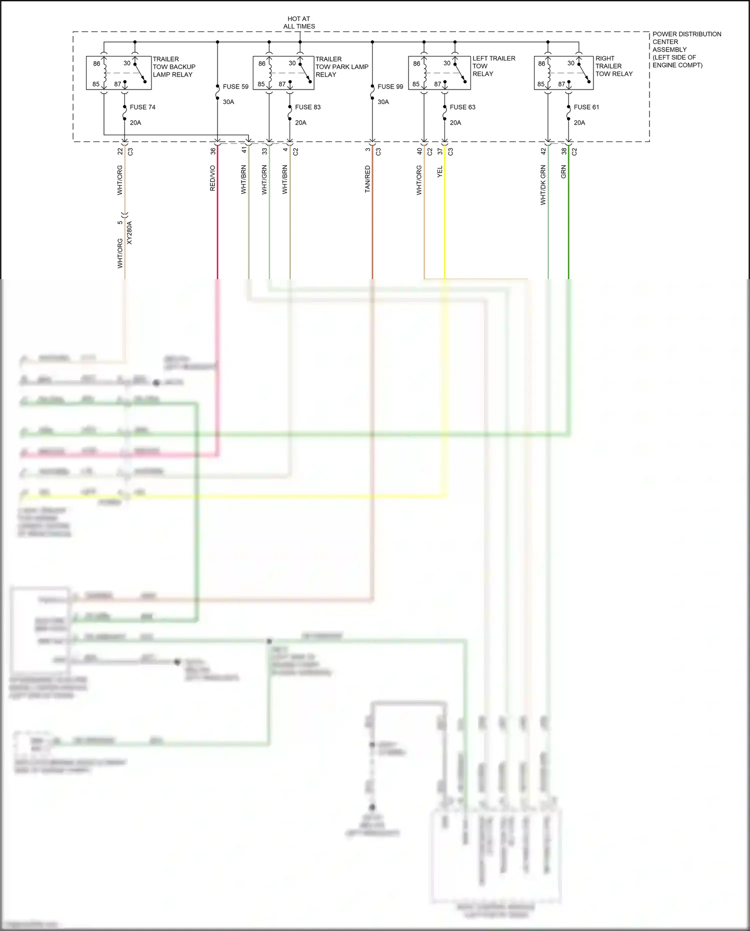 Wiring diagram rly ctrl for Chrysler Voyager VI (2019-2024) (2 of 2)
