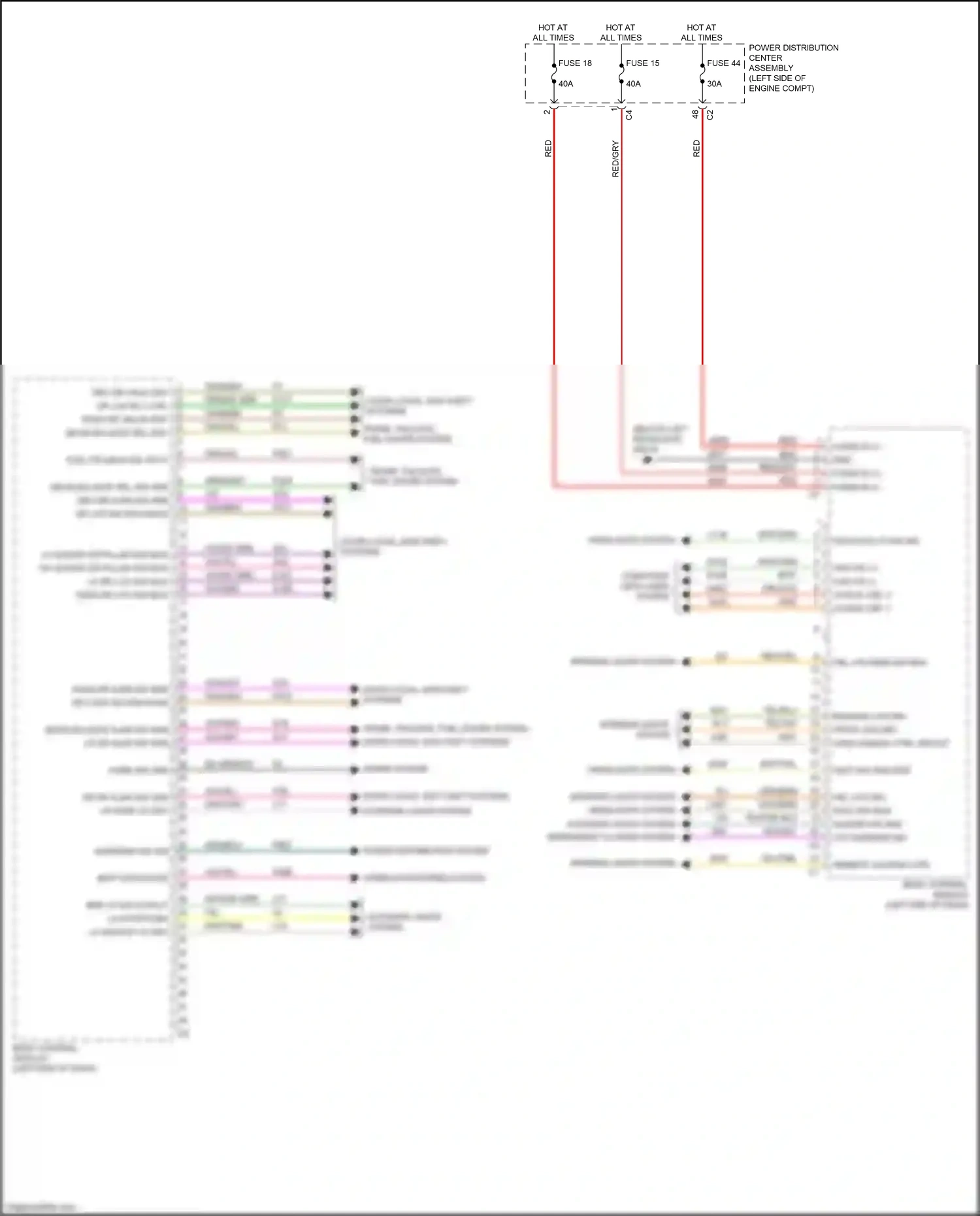 Wiring diagram ugdo enable ctrl circuit for Chrysler Voyager VI (2019-2024) (1 of 1)