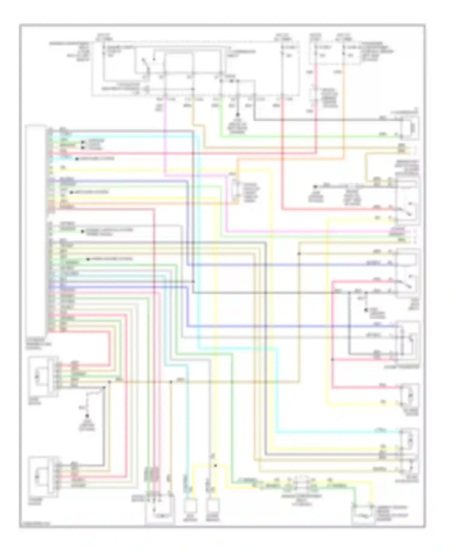 Nubira Daewoo II (1999-2003): Automatic a/c circuit (1 of 2)