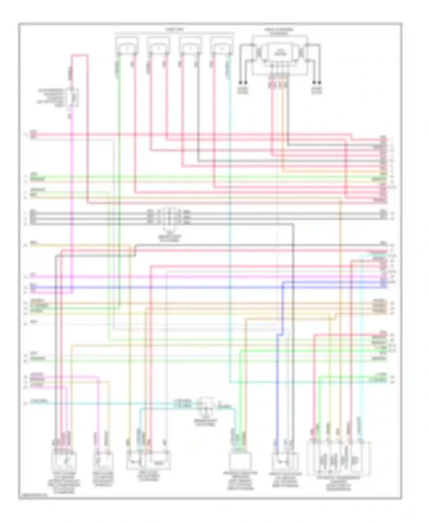 Nubira Daewoo II (1999-2003): Wiring diagram engine performance 2.0l (2 of 4)