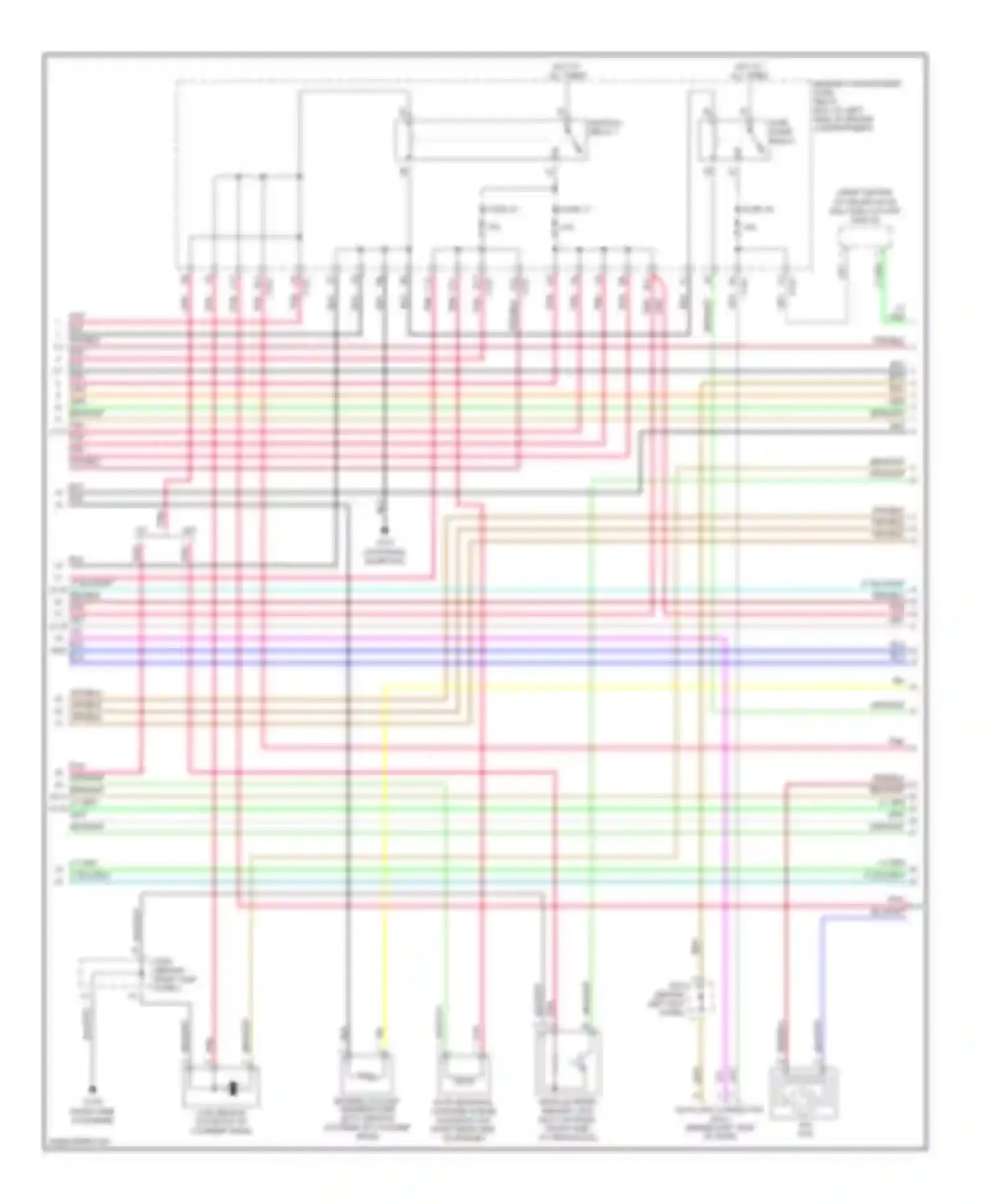 Nubira Daewoo II (1999-2003): Wiring diagram engine performance 2.0l (3 of 4)