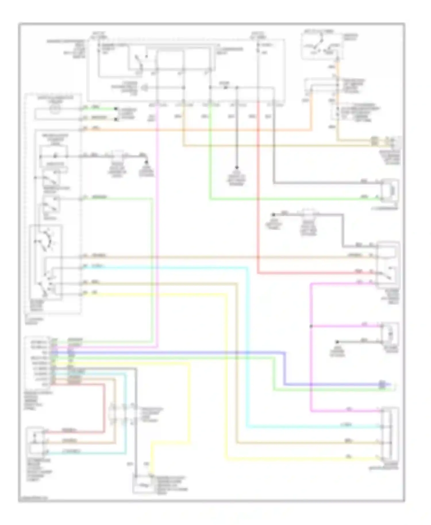 Wiring diagram recirculation solenoid for Daewoo Nubira II (1999-2003) (2 of 2)