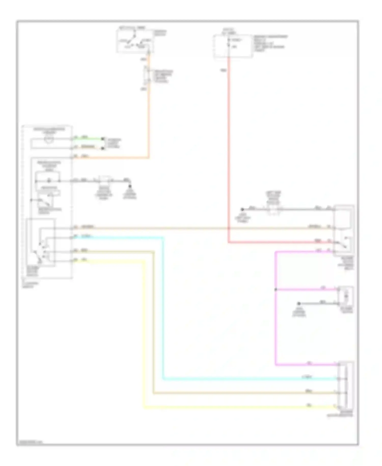 Wiring diagram red for Daewoo Nubira II (1999-2003) (5 of 15)