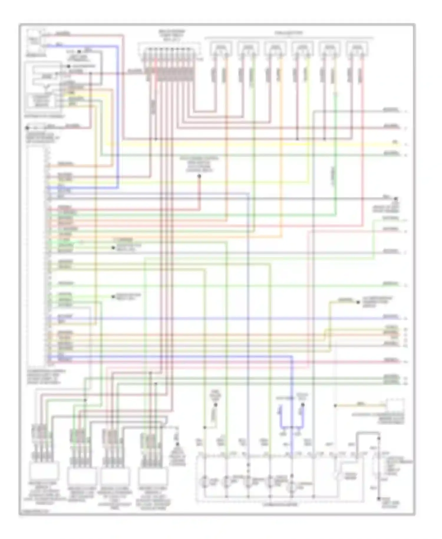 Avenger Dodge I (1994-2000): Wiring diagram engine performance 2.5ls (1 of 3)