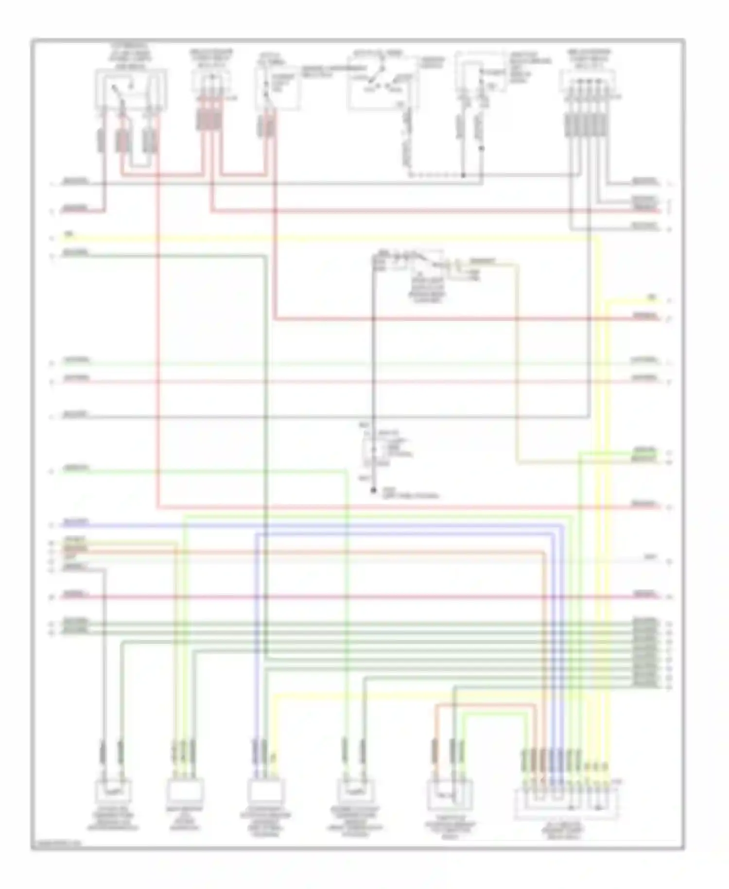 Avenger Dodge I (1994-2000): Wiring diagram engine performance 2.5ls (2 of 3)