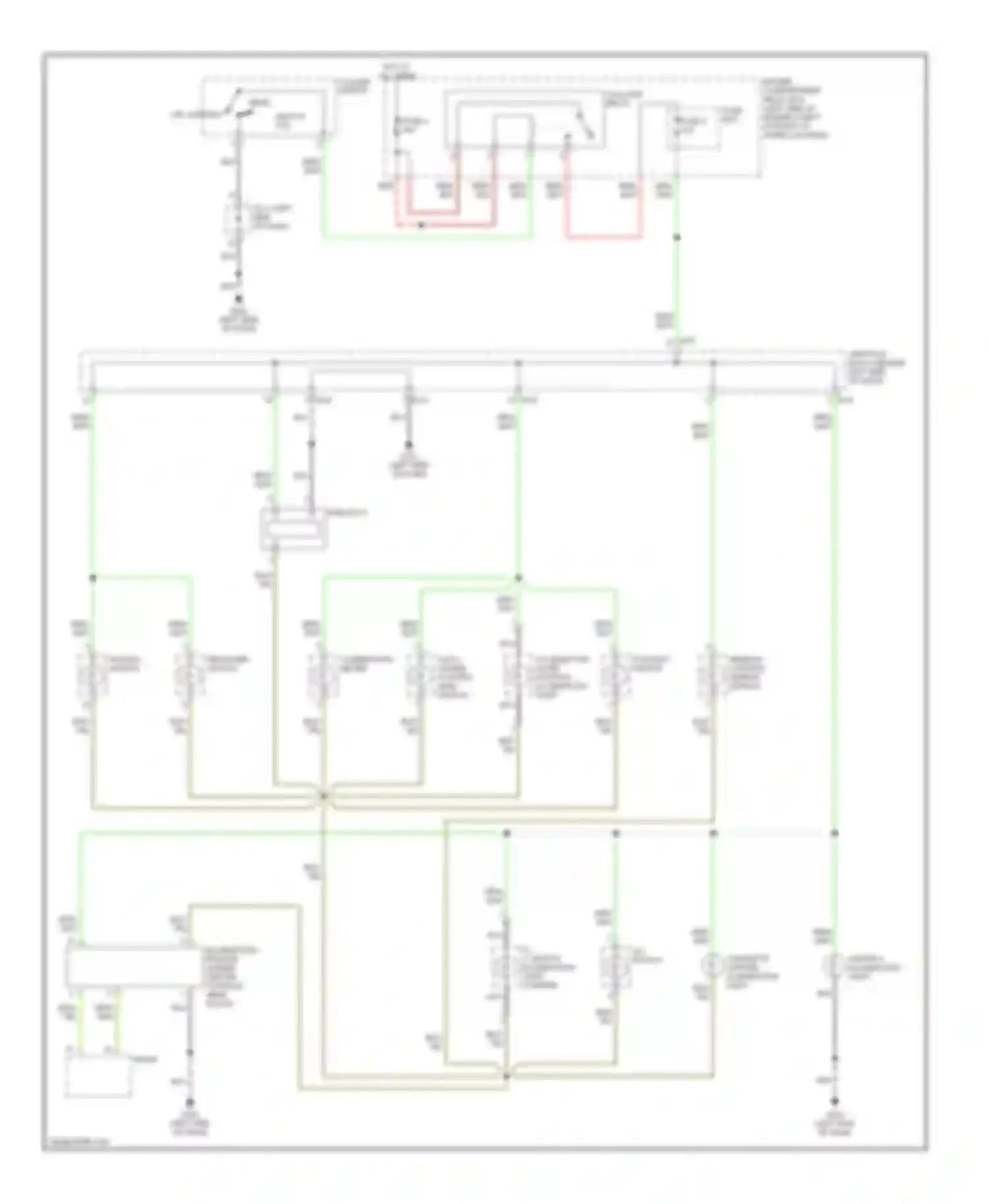 Avenger Dodge I (1994-2000): Instrument illumination circuit