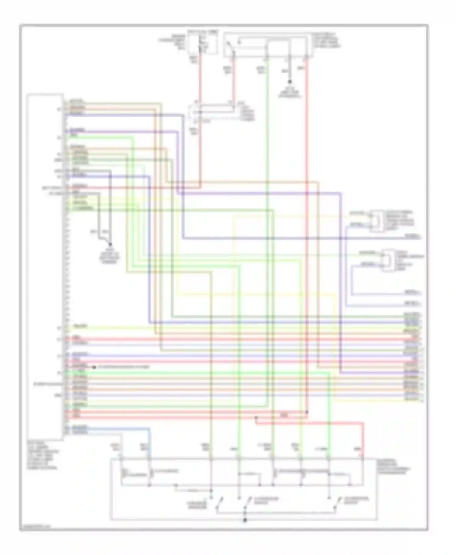 Avenger Dodge I (1994-2000): Transmission circuit (1 of 3)