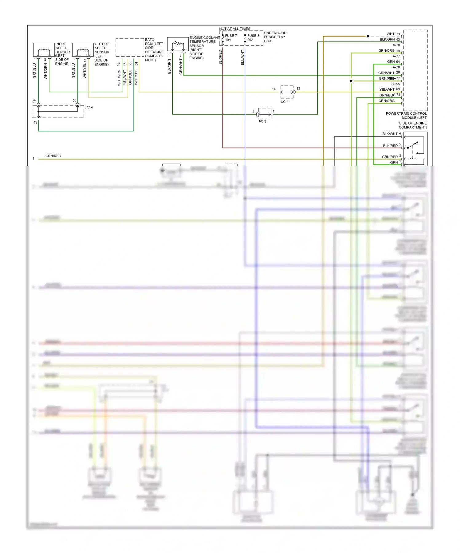 Dodge Avenger I (1994-2000) blk wiring diagram  (2 of 56)