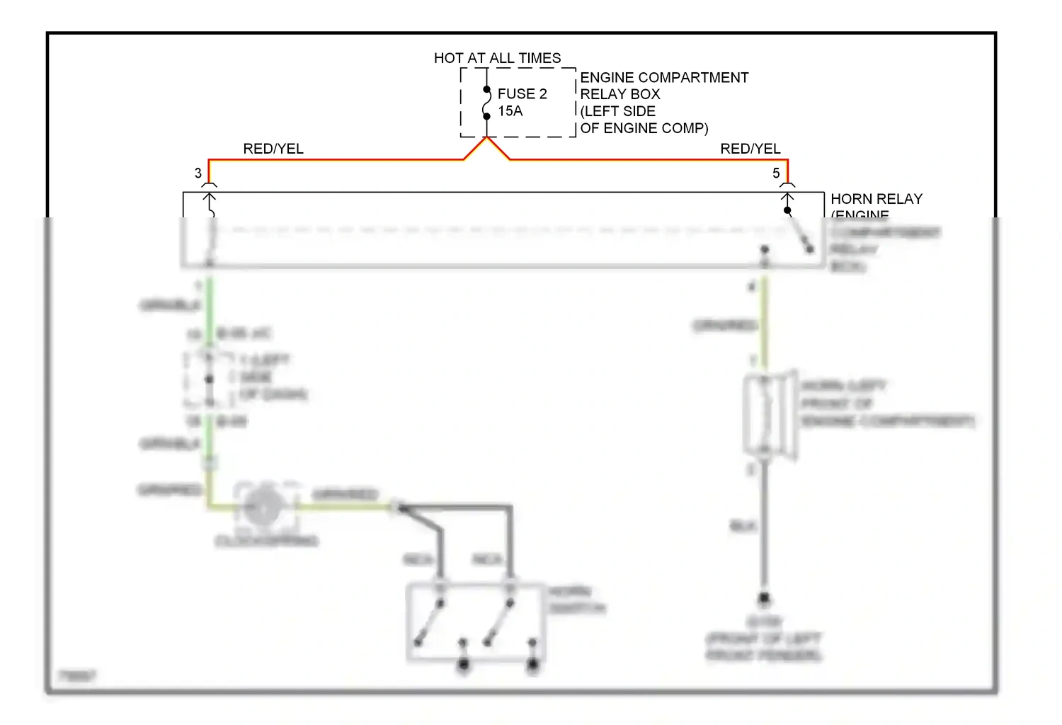 Dodge Avenger I (1994-2000) nca wiring diagram  (5 of 21)