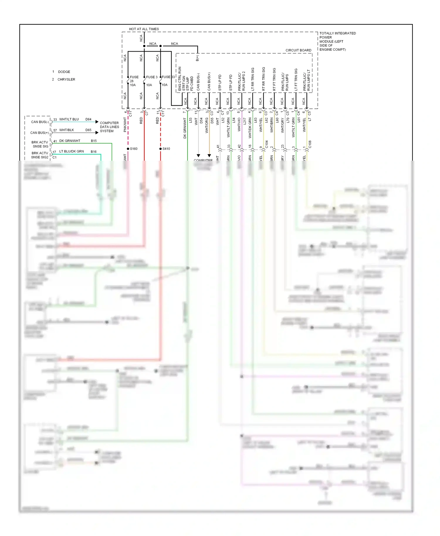 Dodge Avenger II facelift (2011-2014) b(+) wiring diagram  (8 of 20)