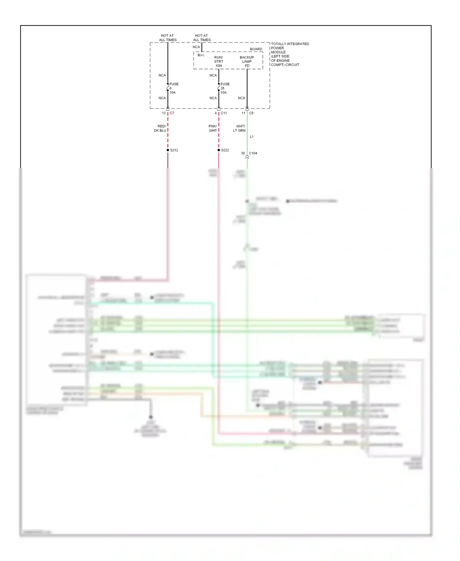 Dodge Avenger II facelift (2011-2014) computer data lines system wiring diagram  (32 of 50)