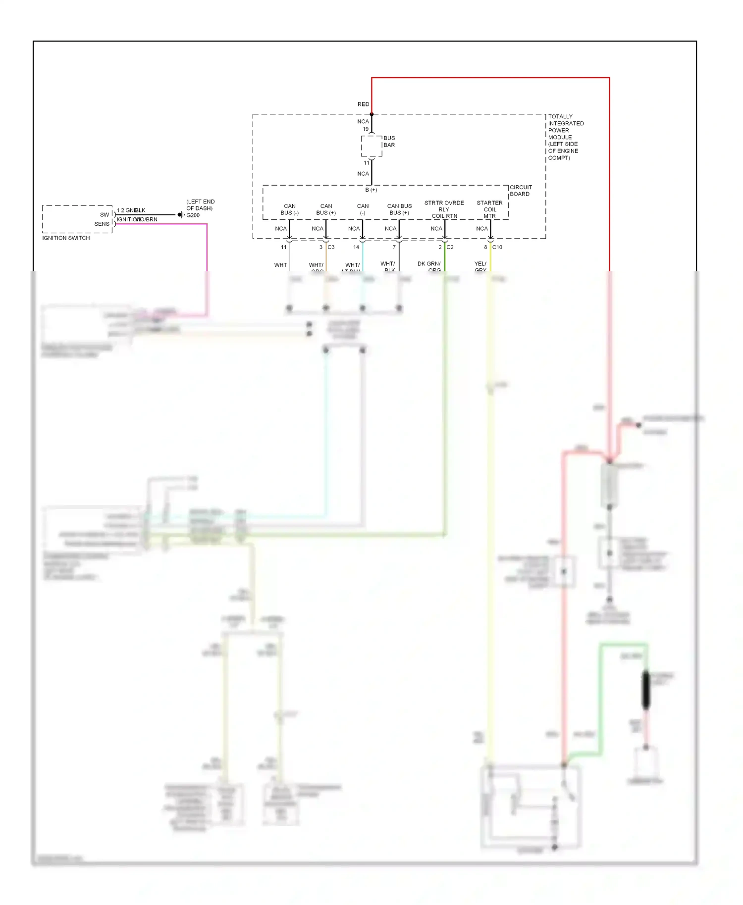 Dodge Avenger II facelift (2011-2014) computer data lines system wiring diagram  (39 of 50)