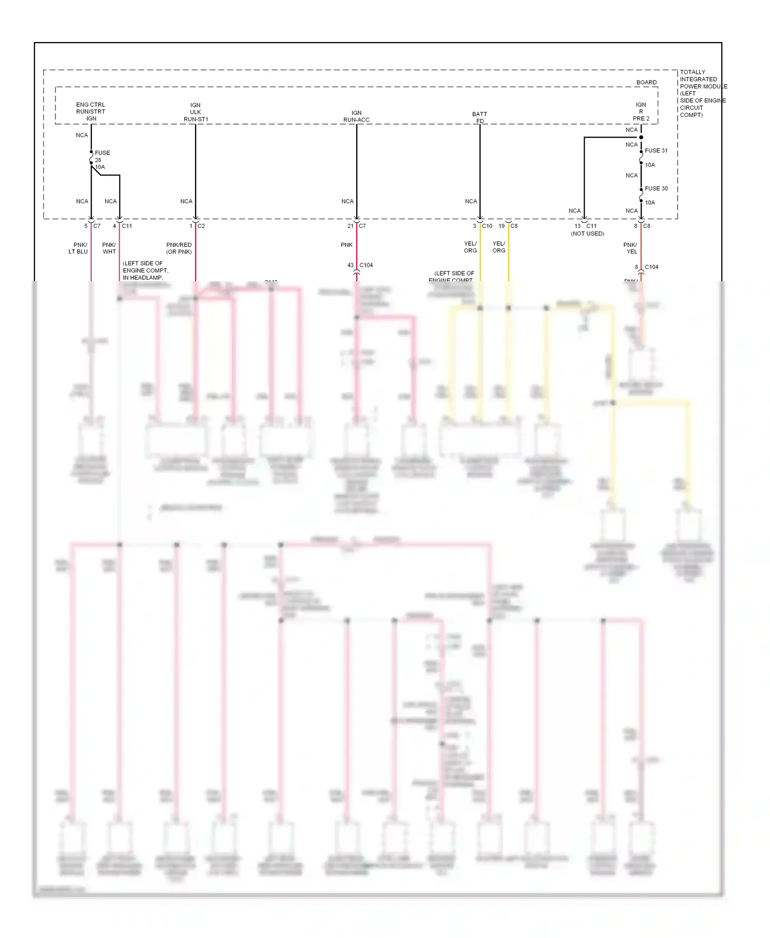Dodge Avenger II facelift (2011-2014) inside steering rearview control mirror module wiring diagram  (1 of 1)