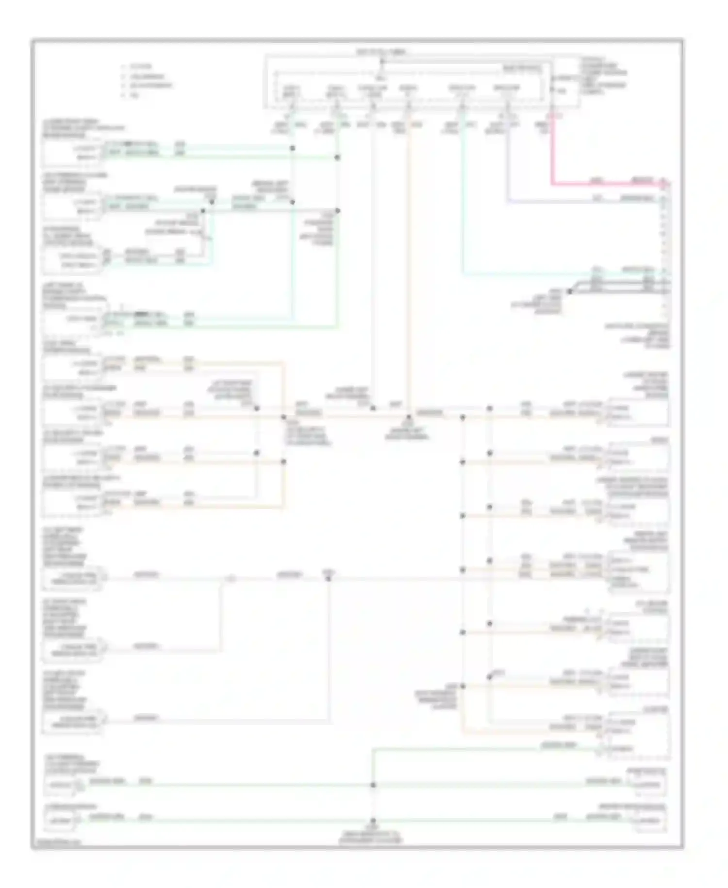 Avenger Dodge II (2007-2010): Computer data lines circuit
