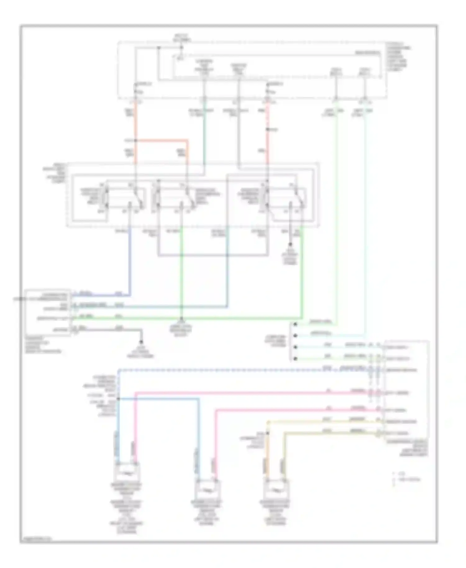Avenger Dodge II (2007-2010): Cooling fan circuit