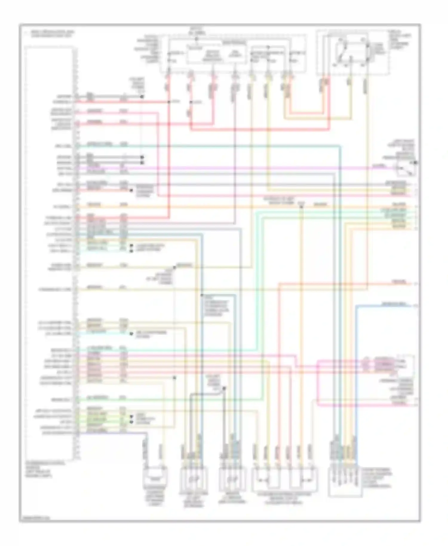 Avenger Dodge II (2007-2010): Wiring diagram engine performance 3.5l (1 of 5)
