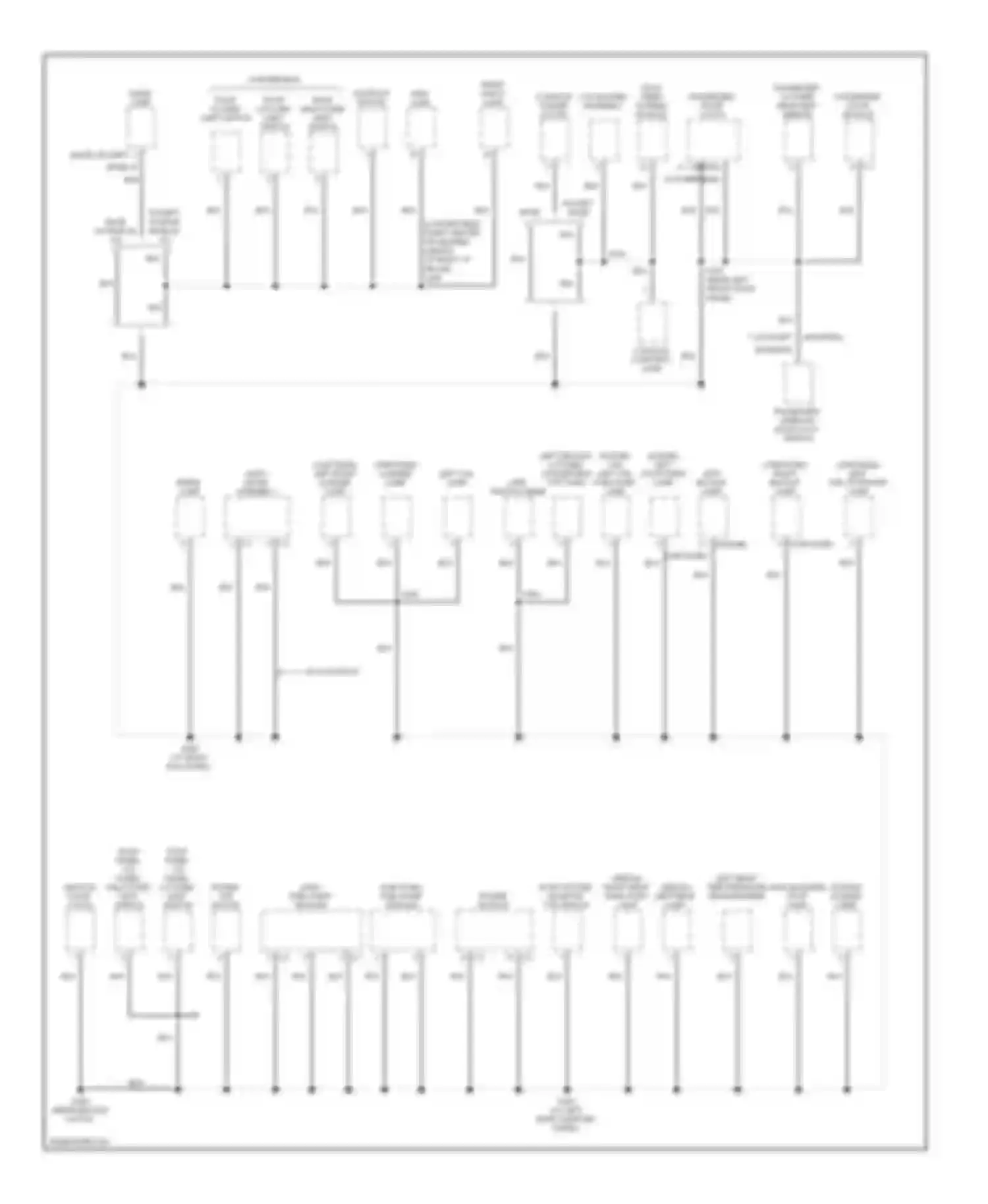 Avenger Dodge II (2007-2010): Ground distribution circuit (3 of 3)