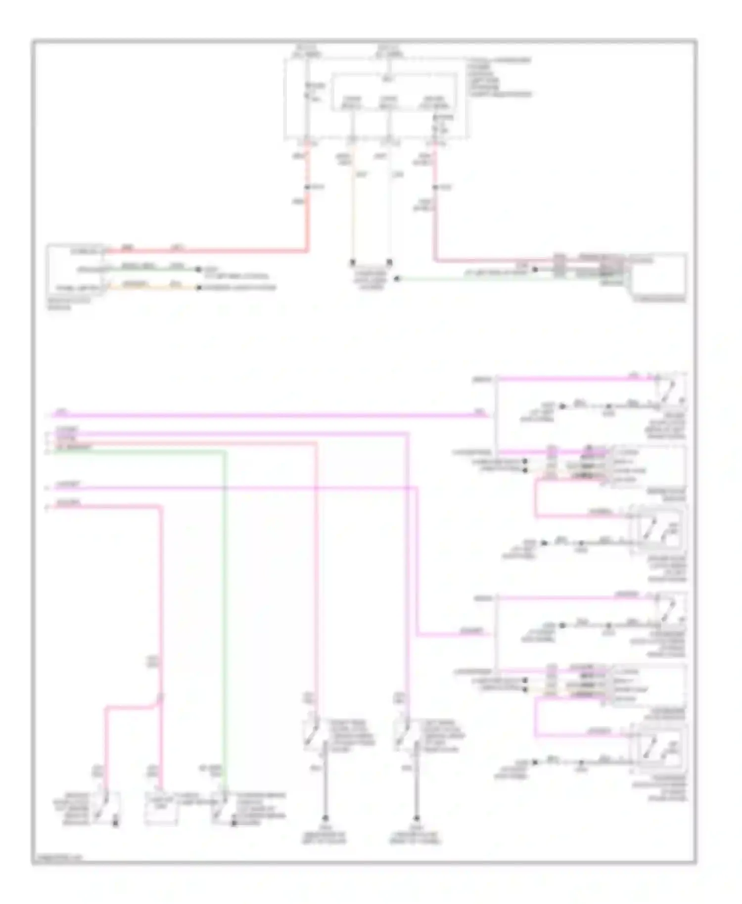 Avenger Dodge II (2007-2010): Instrument cluster circuit (2 of 2)