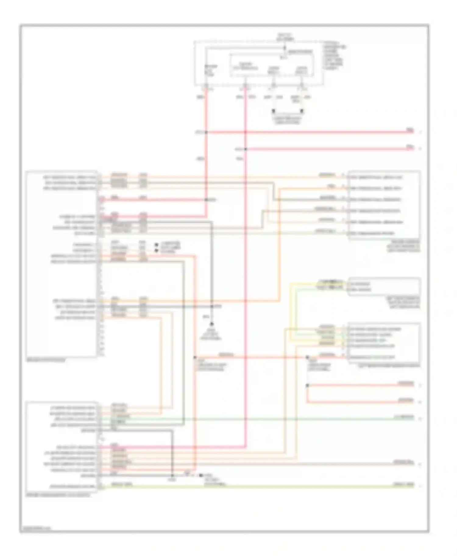 Avenger Dodge II (2007-2010): Power windows circuit, express windows (1 of 2)
