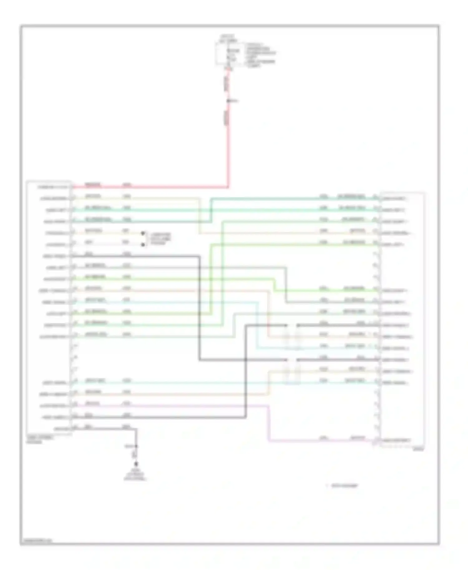 Avenger Dodge II (2007-2010): Radio circuit, premium (2 of 2)