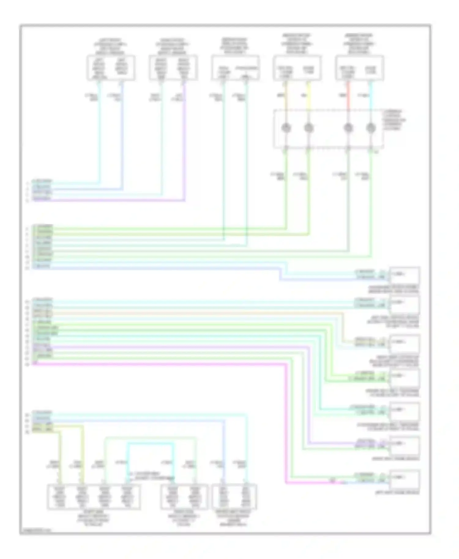 Avenger Dodge II (2007-2010): Supplemental restraints circuit (2 of 2)