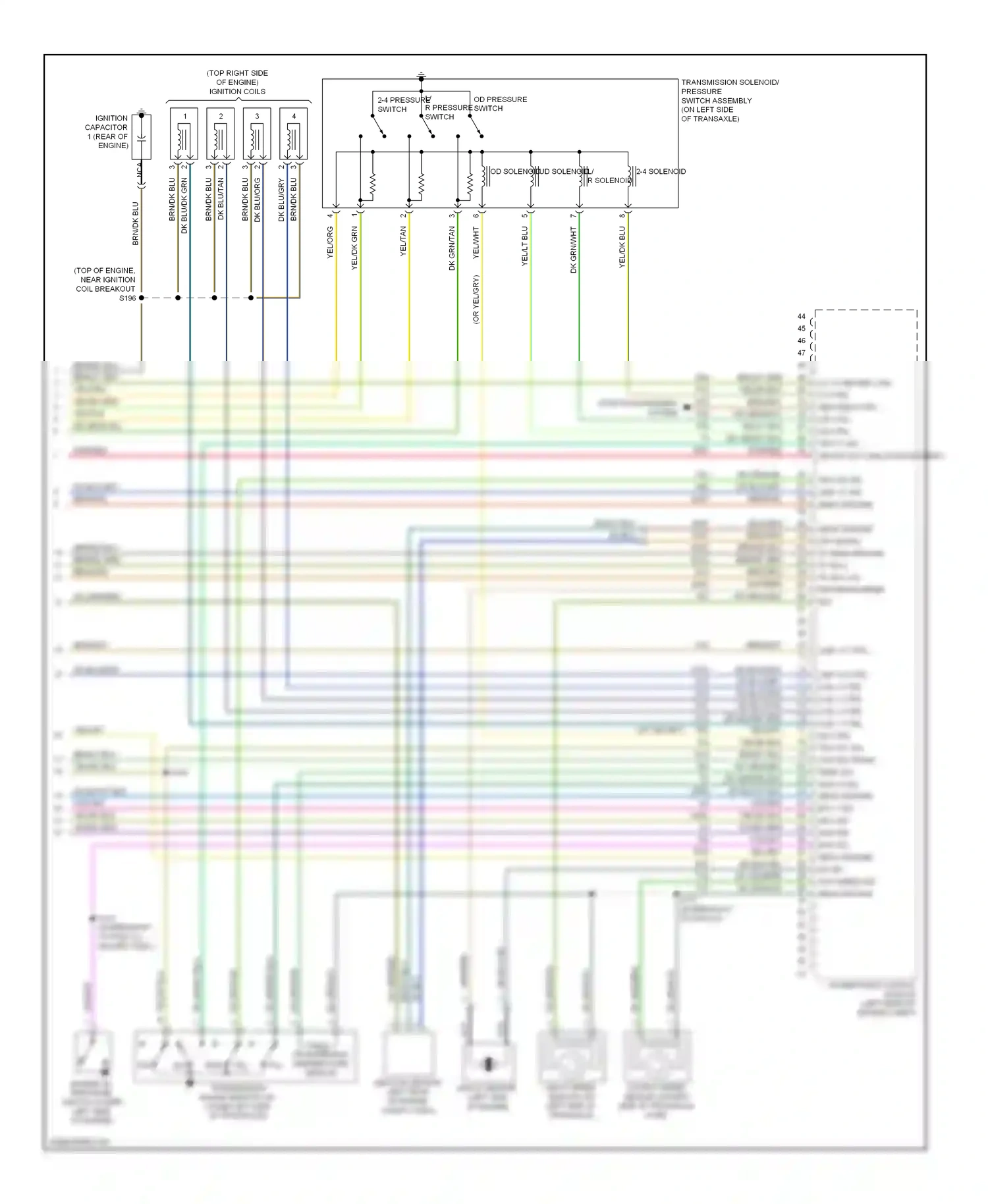 Dodge Avenger II (2007-2010) 2-4 ctrl gen field ctrl l/r ctrl ud ctrl wiring diagram  (1 of 1)