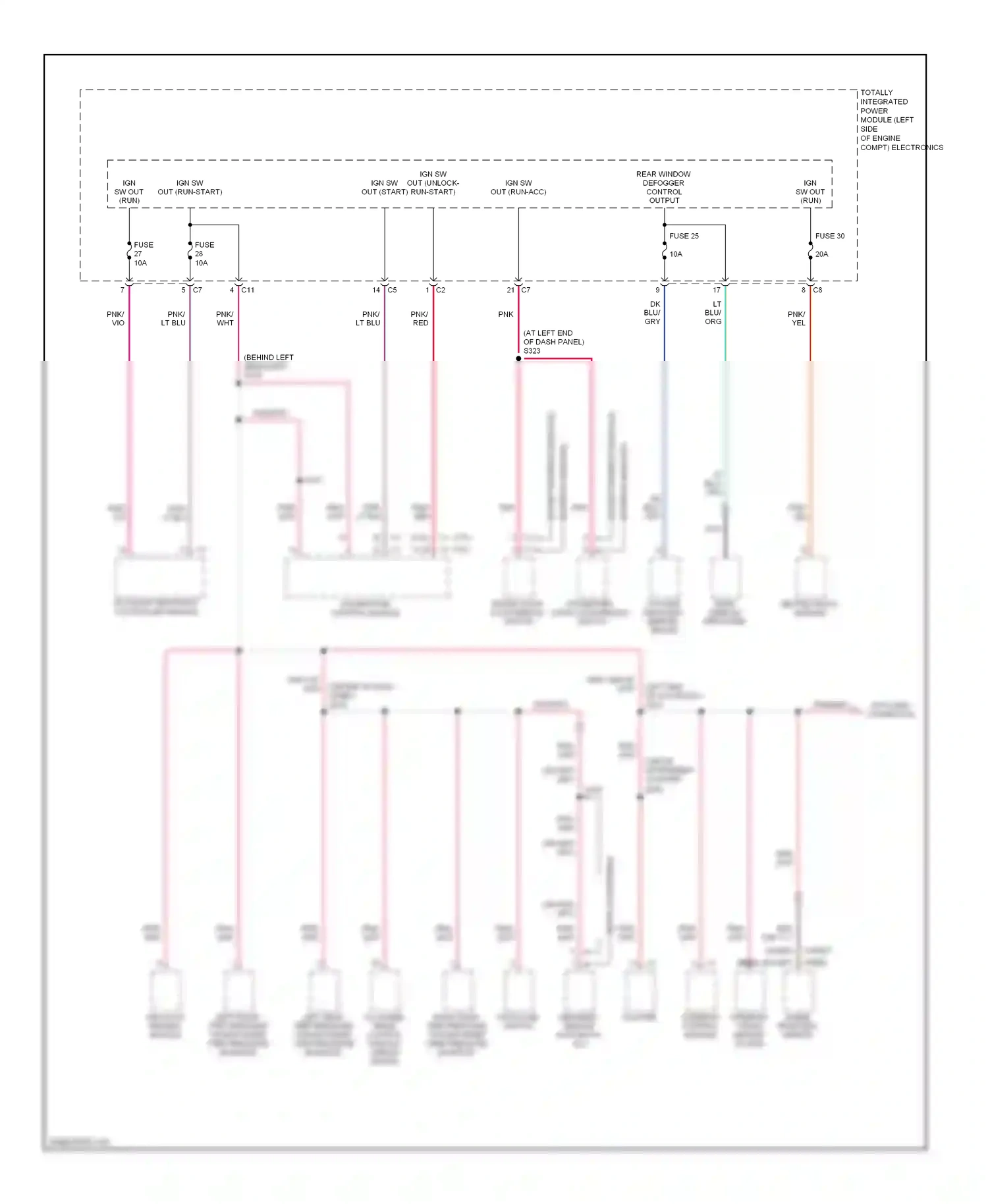 Dodge Avenger II (2007-2010) compt) electronics wiring diagram  (1 of 1)