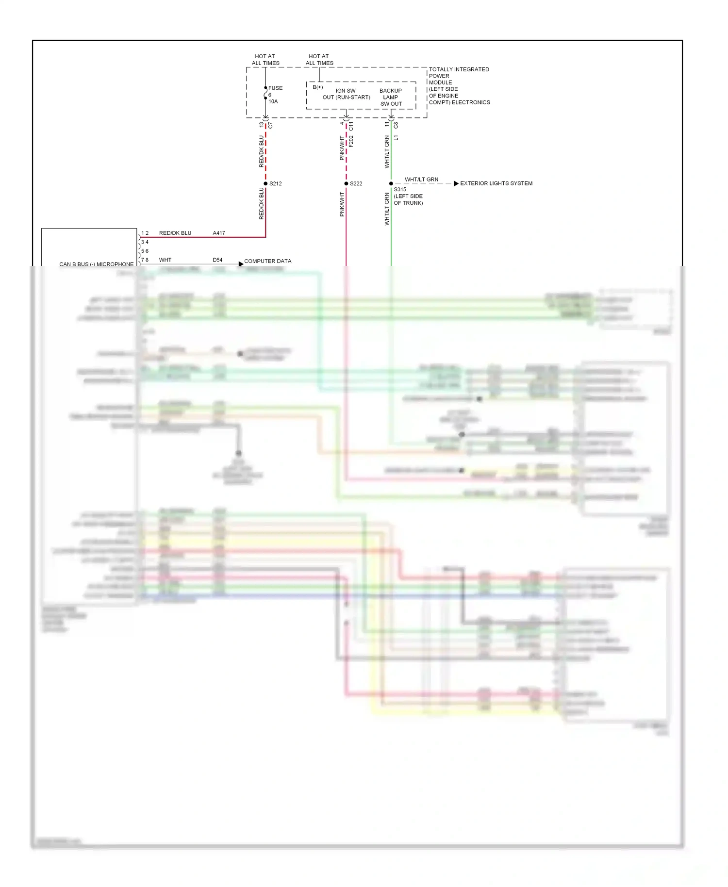 Dodge Avenger II (2007-2010) computer data lines system wiring diagram  (21 of 41)