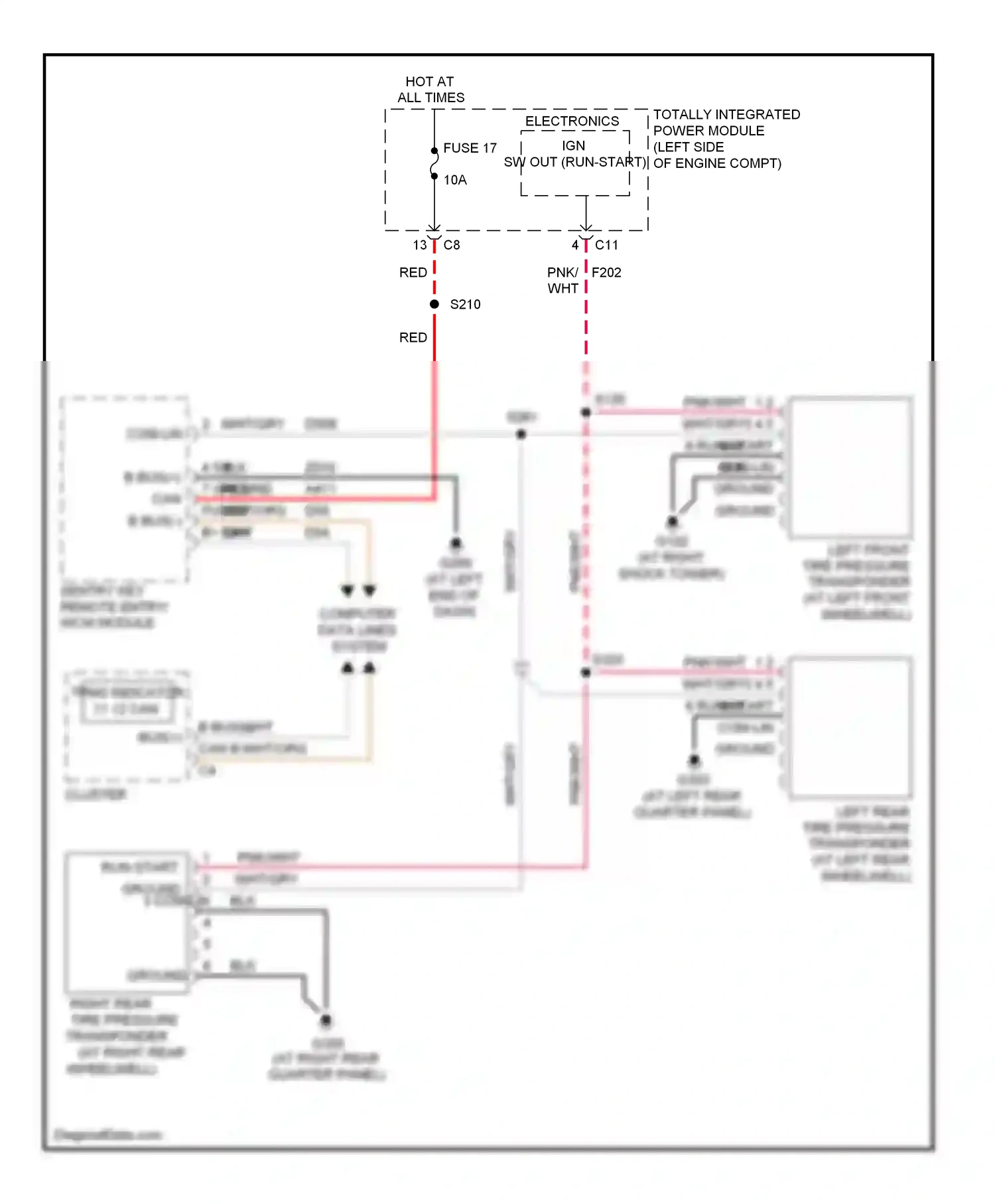Dodge Avenger II (2007-2010) computer data lines system wiring diagram  (40 of 41)