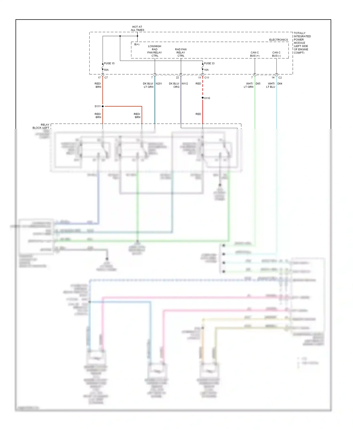 Dodge Avenger II (2007-2010) computer data lines system wiring diagram  (6 of 41)